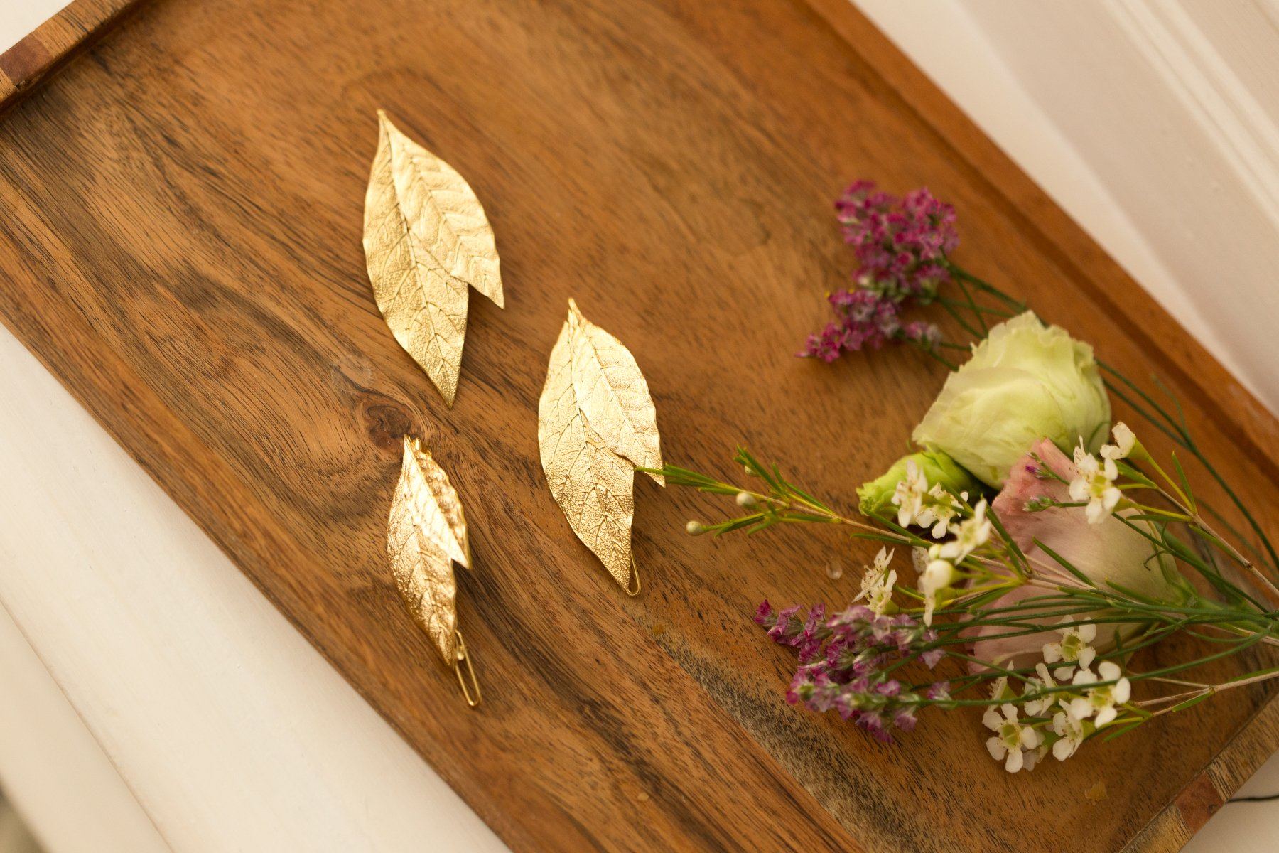 Broche Thalie Or Feuilles Accessoires Monsieur Simone
