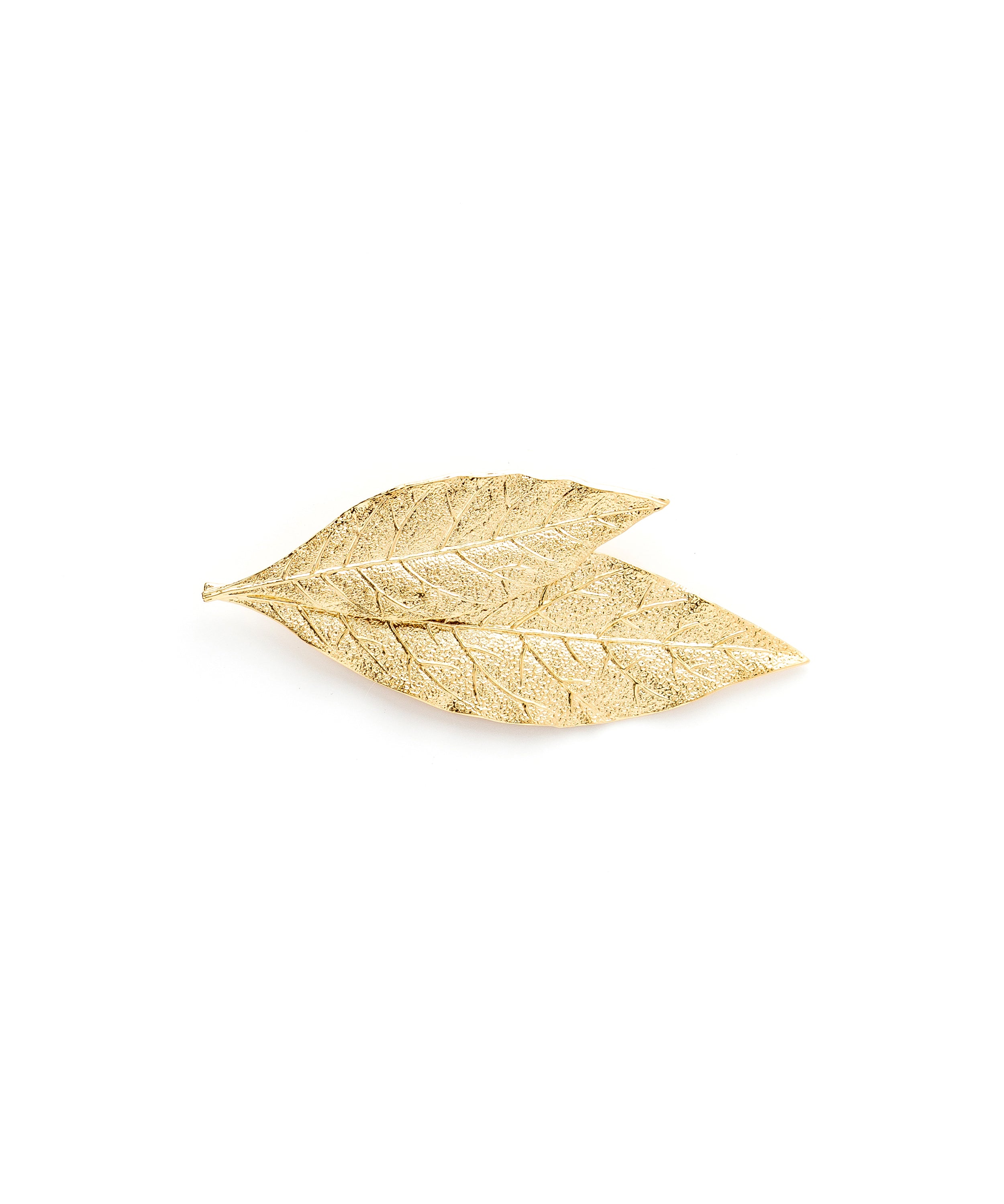 Broche Thalie Or Feuilles Accessoires Monsieur Simone