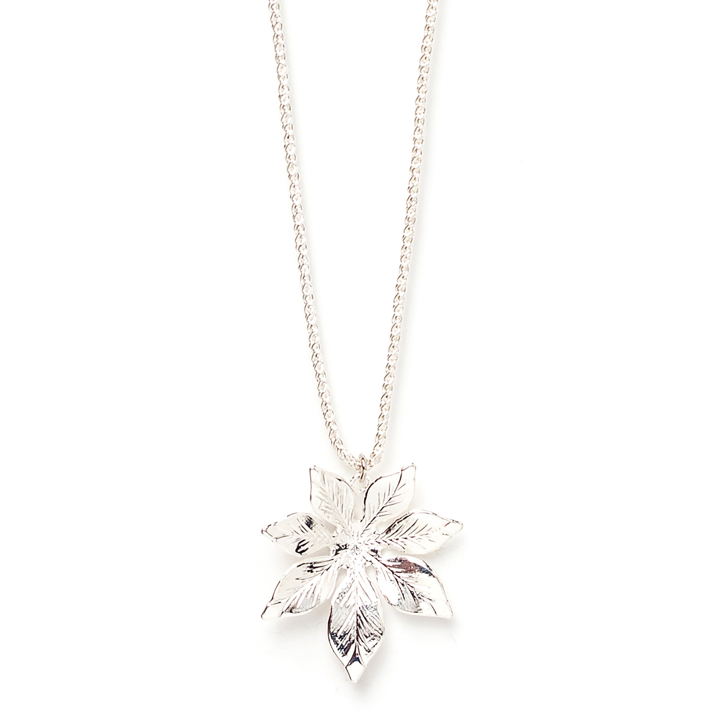 Collier Chloris Argent Fleur Colliers Monsieur Simone