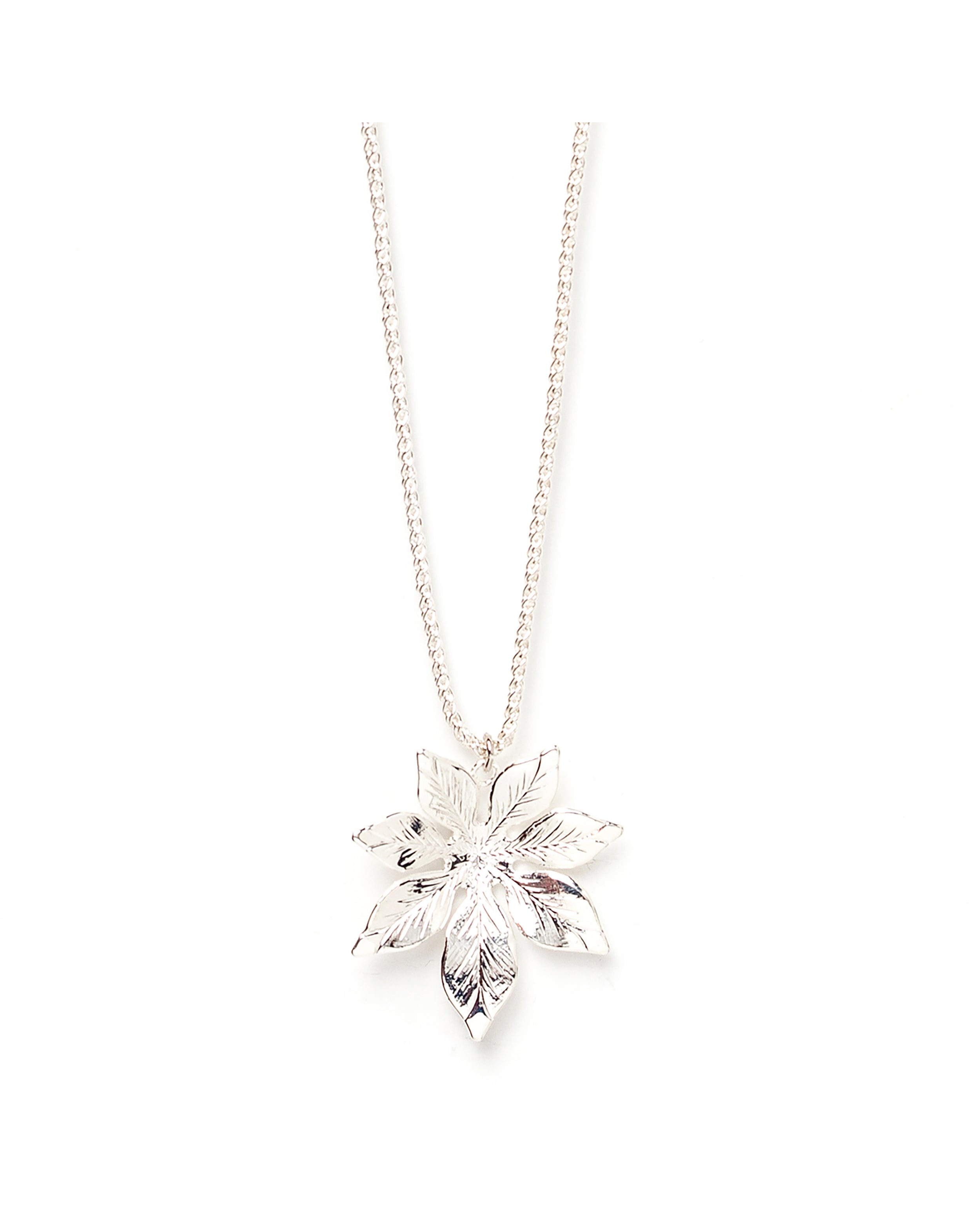 Collier Chloris Argent Fleur Colliers Monsieur Simone