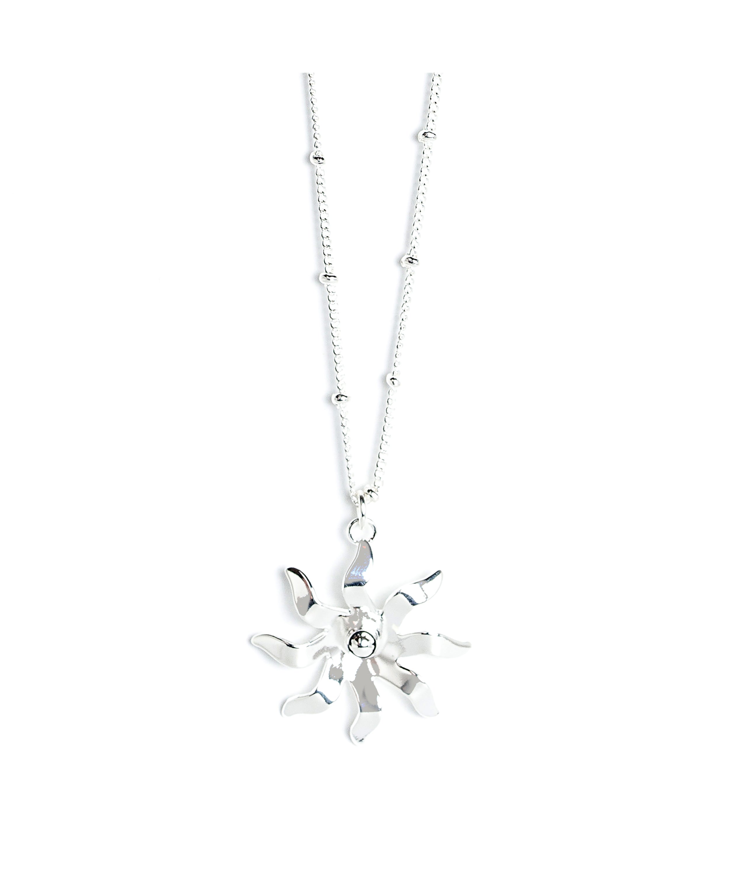 Collier Éos Argent Soleil Colliers Monsieur Simone