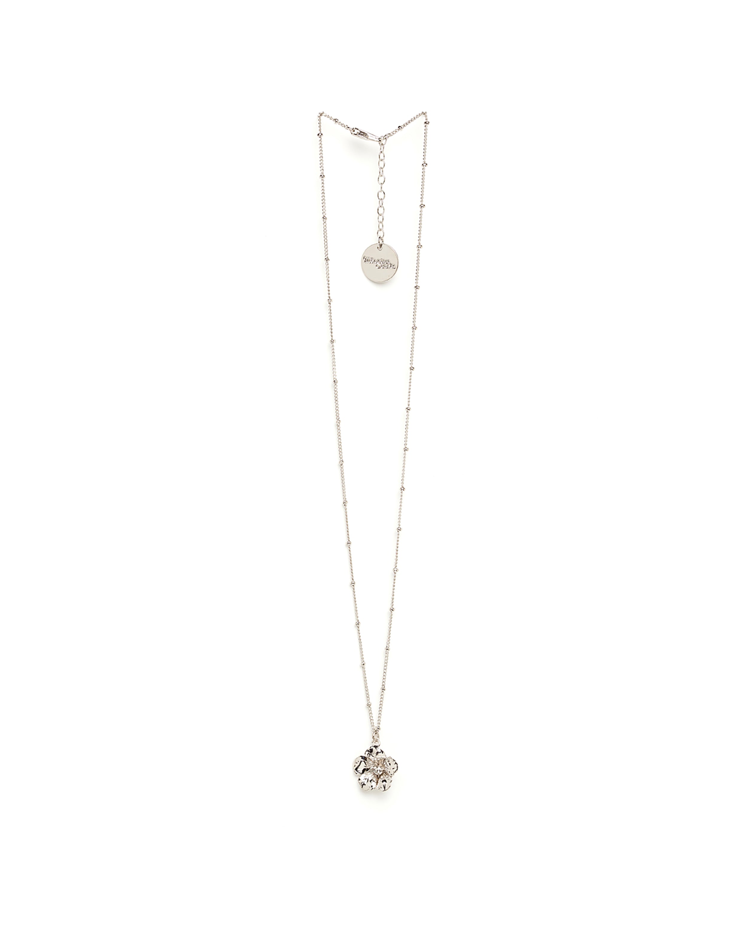 Collier Gaïa Argent Fleur Colliers Monsieur Simone