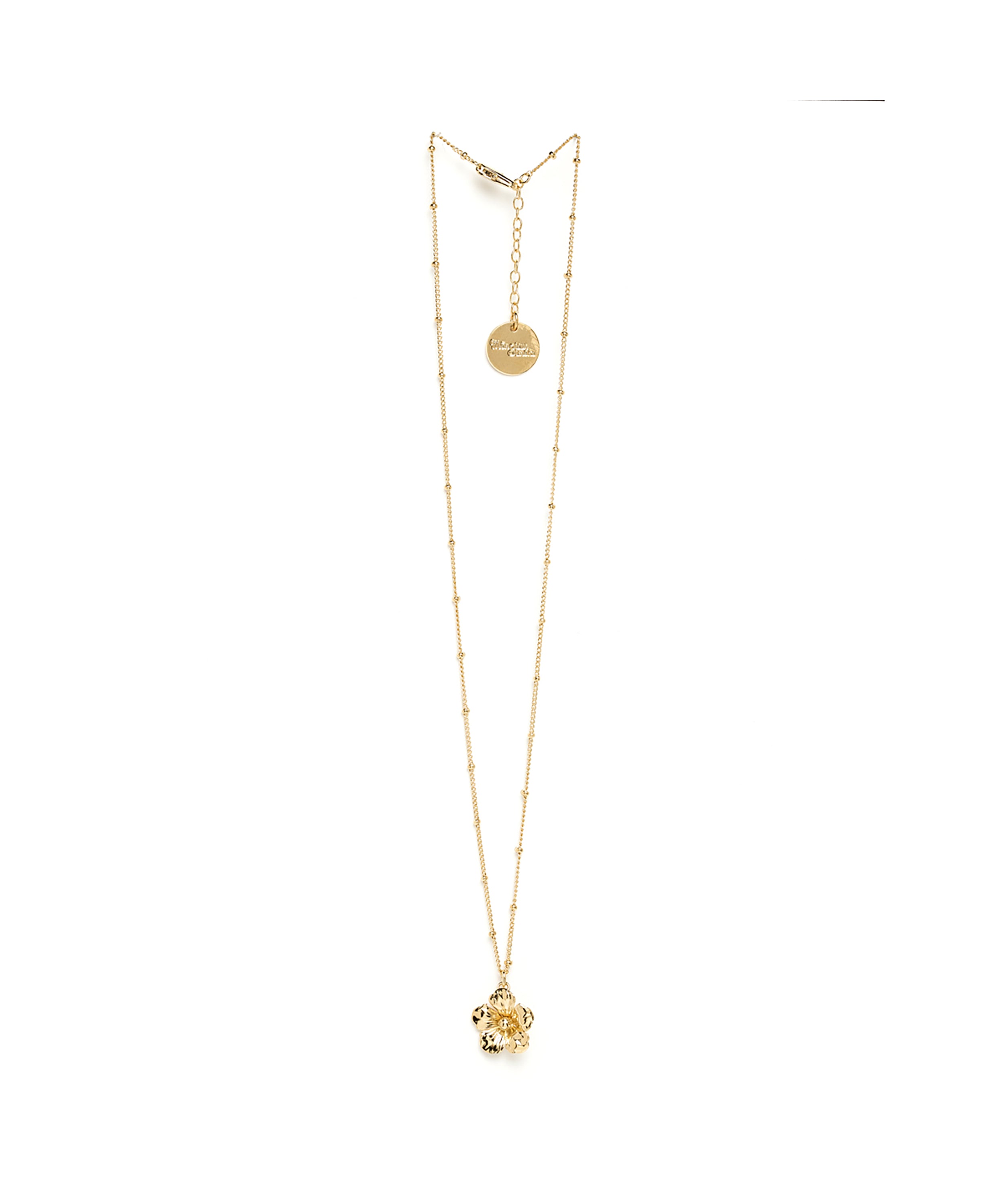 Collier Gaïa Or Fleur Colliers Monsieur Simone