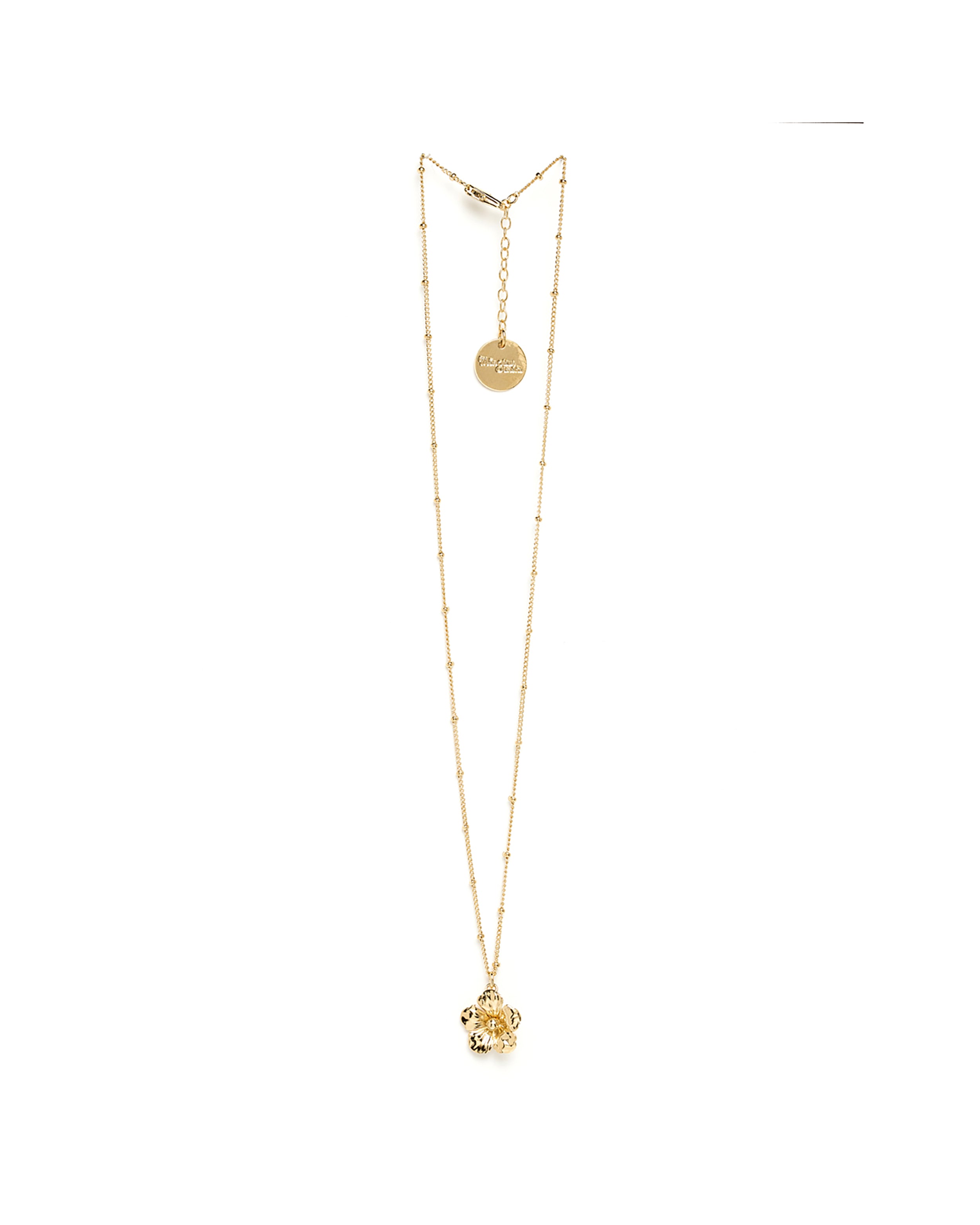 Collier Gaïa Or Fleur Colliers Monsieur Simone
