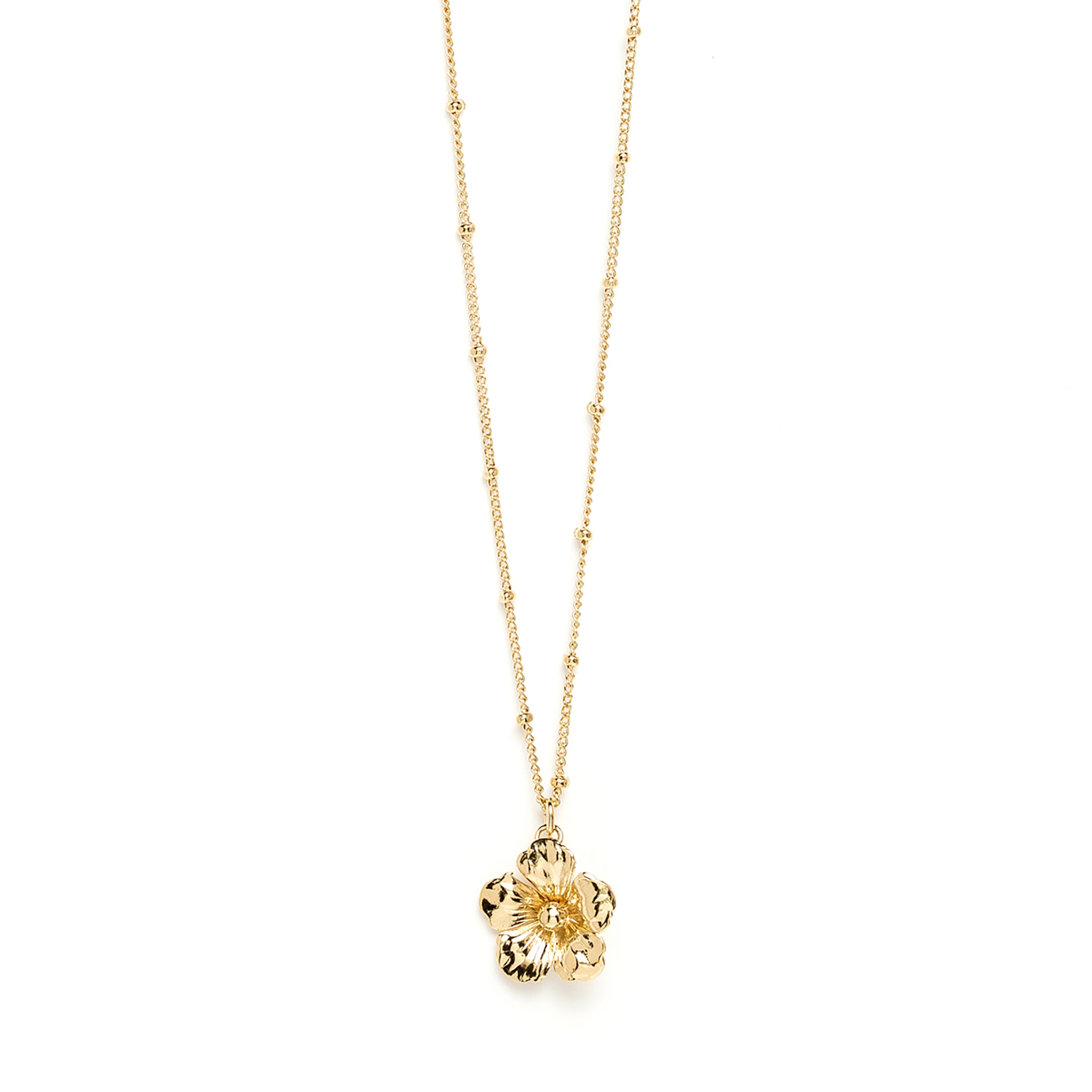 Collier Gaïa Or Fleur Colliers Monsieur Simone