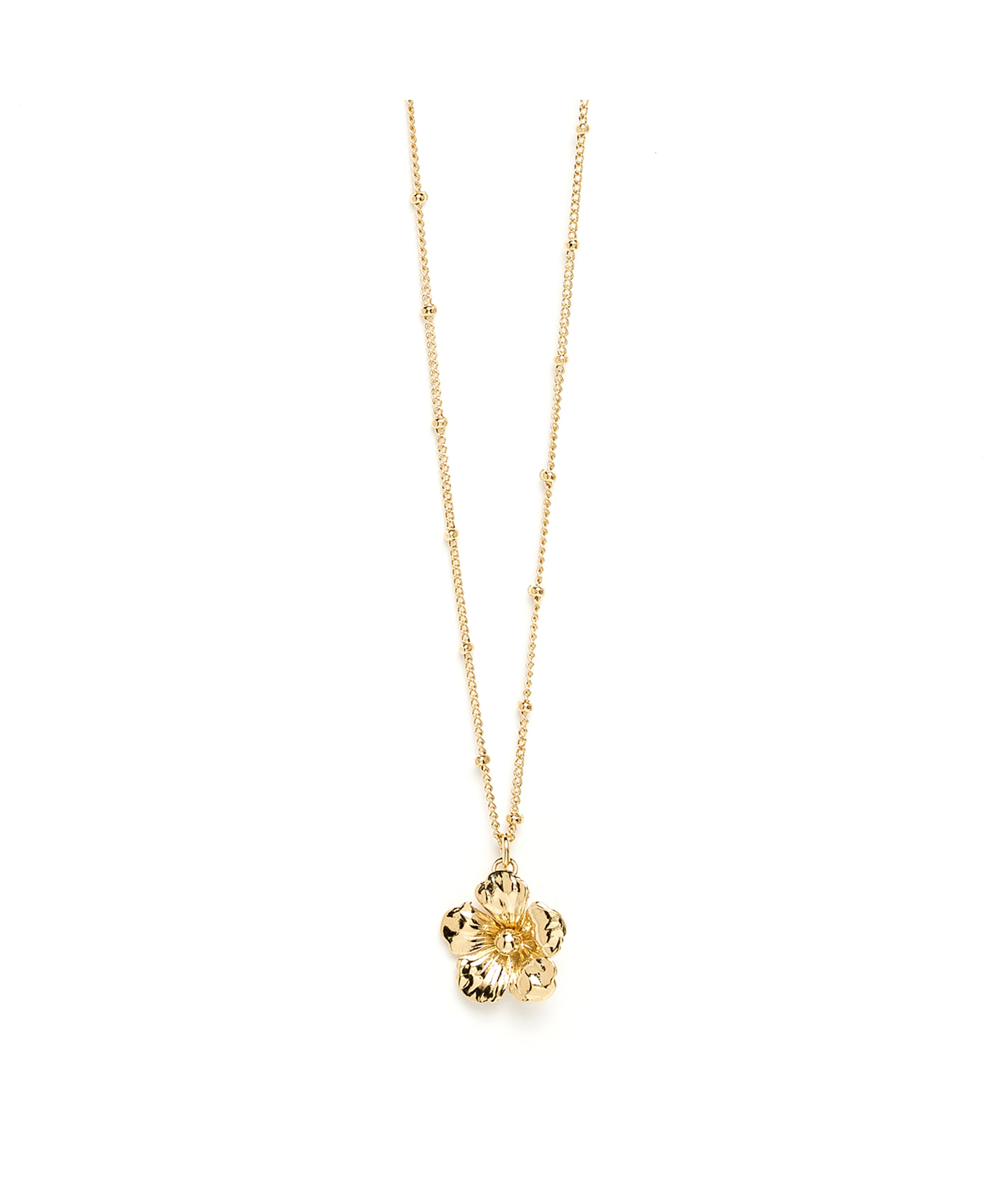 Collier Gaïa Or Fleur Colliers Monsieur Simone