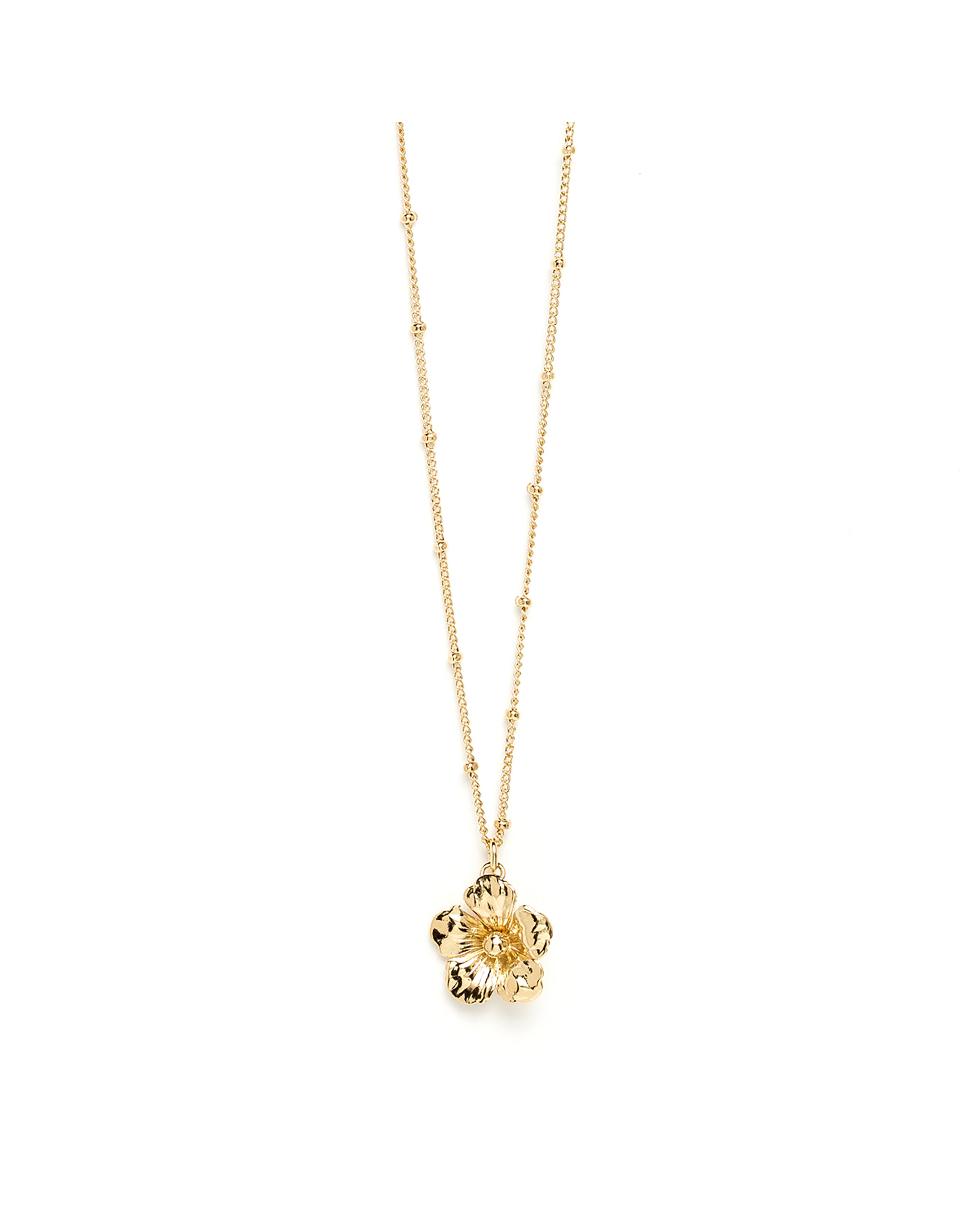 Collier Gaïa Or Fleur Colliers Monsieur Simone