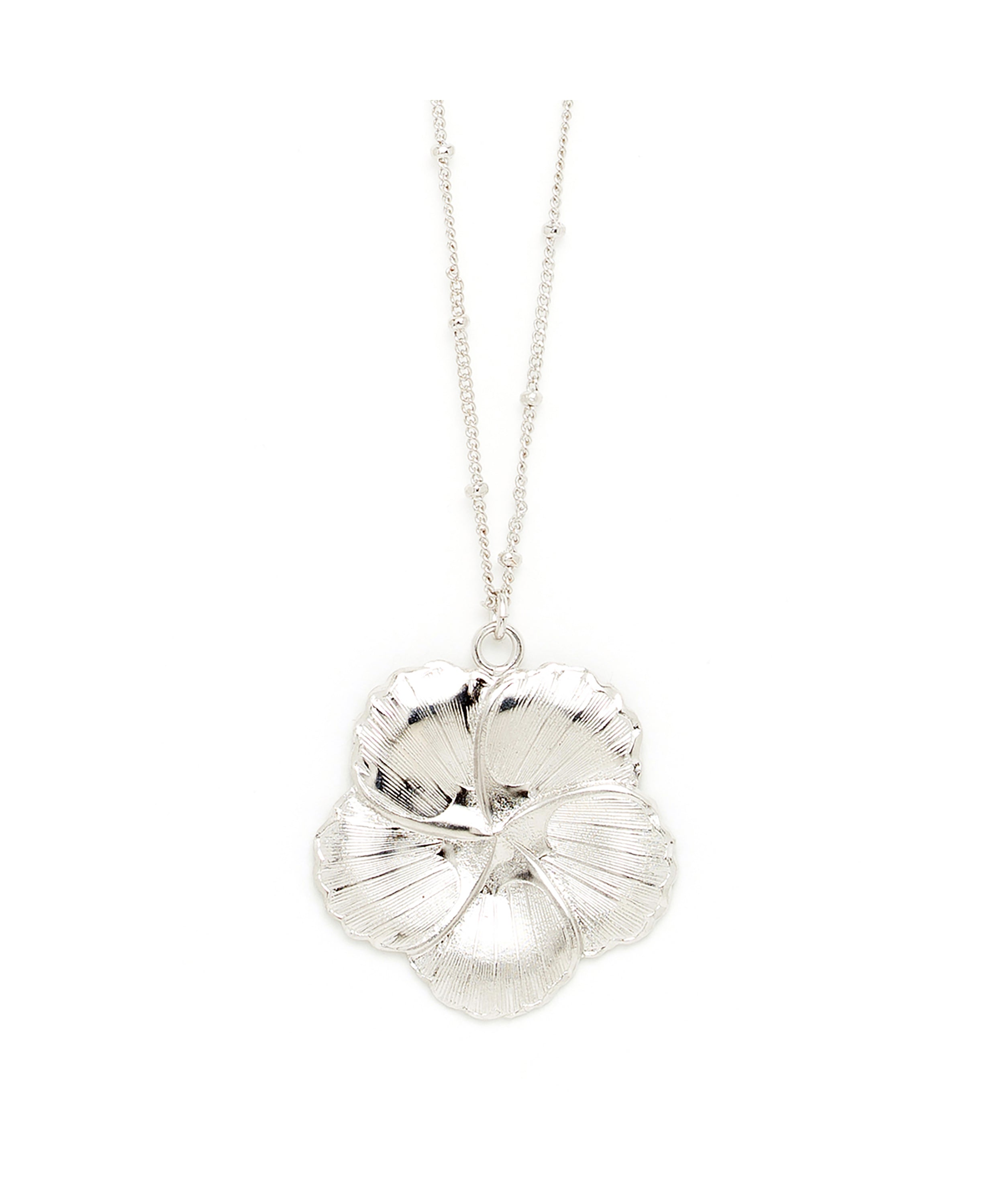 Collier Hélios Argent Fleur Colliers Monsieur Simone