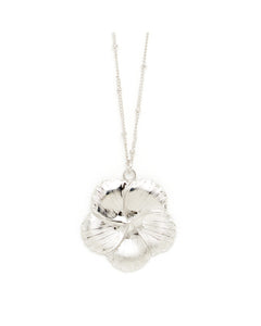 Collier Hélios Argent Fleur Colliers Monsieur Simone
