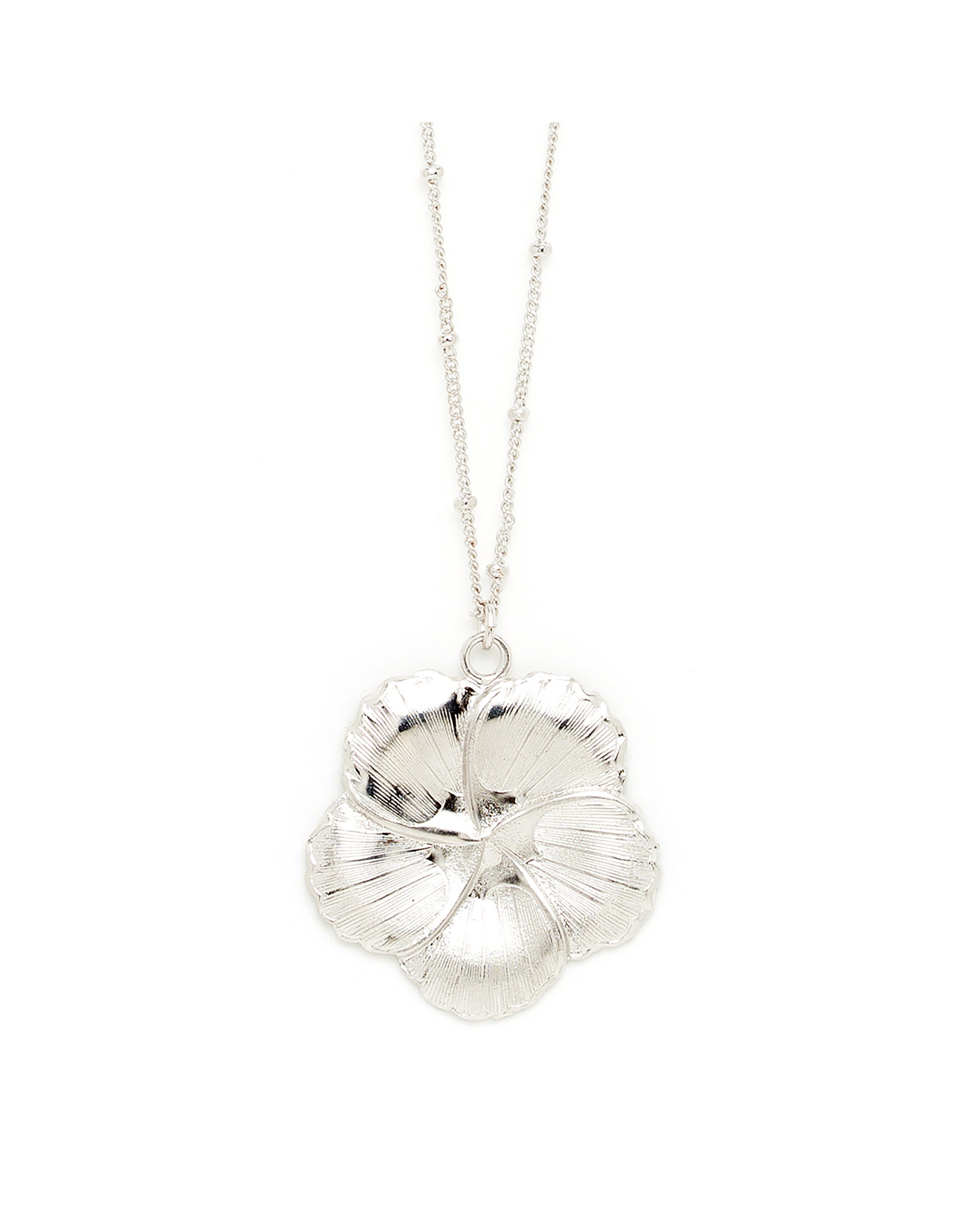 Collier Hélios Argent Fleur Colliers Monsieur Simone