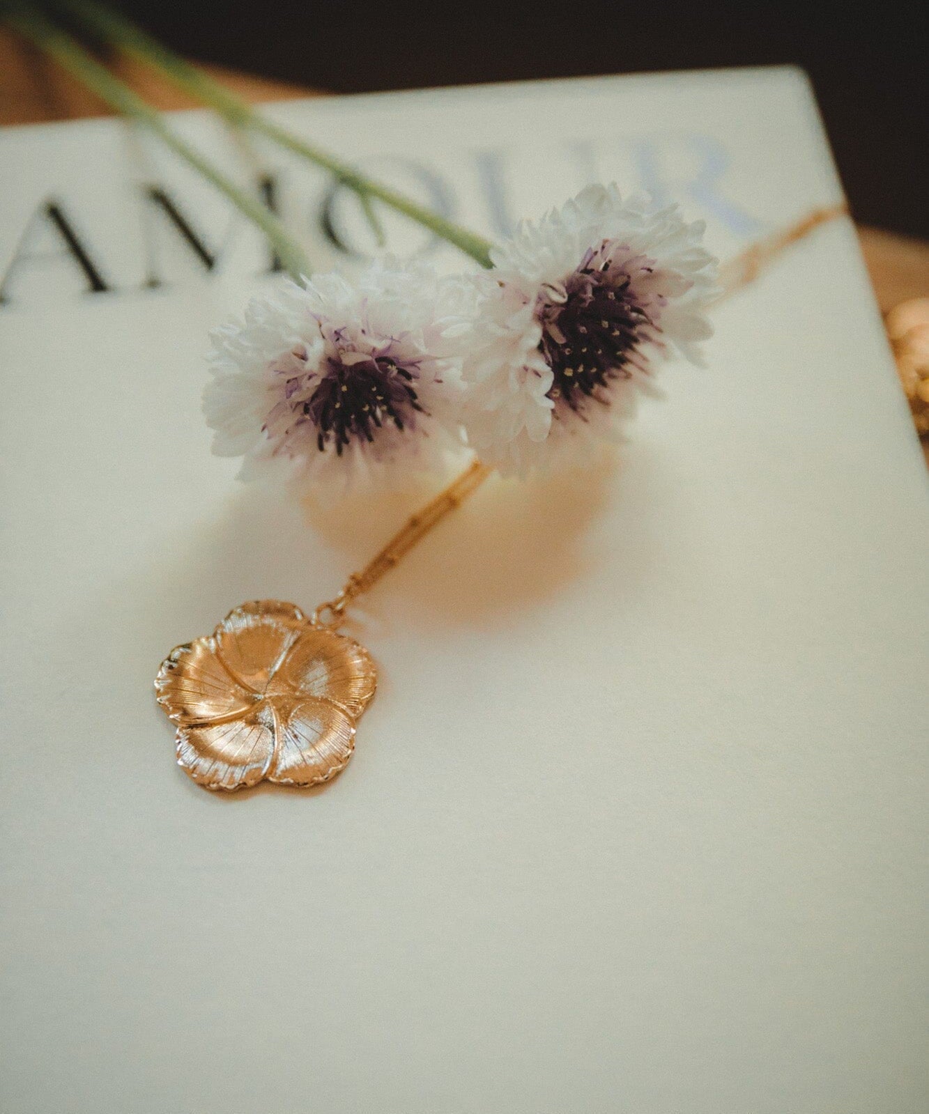 Collier Hélios Or Fleur Colliers Monsieur Simone