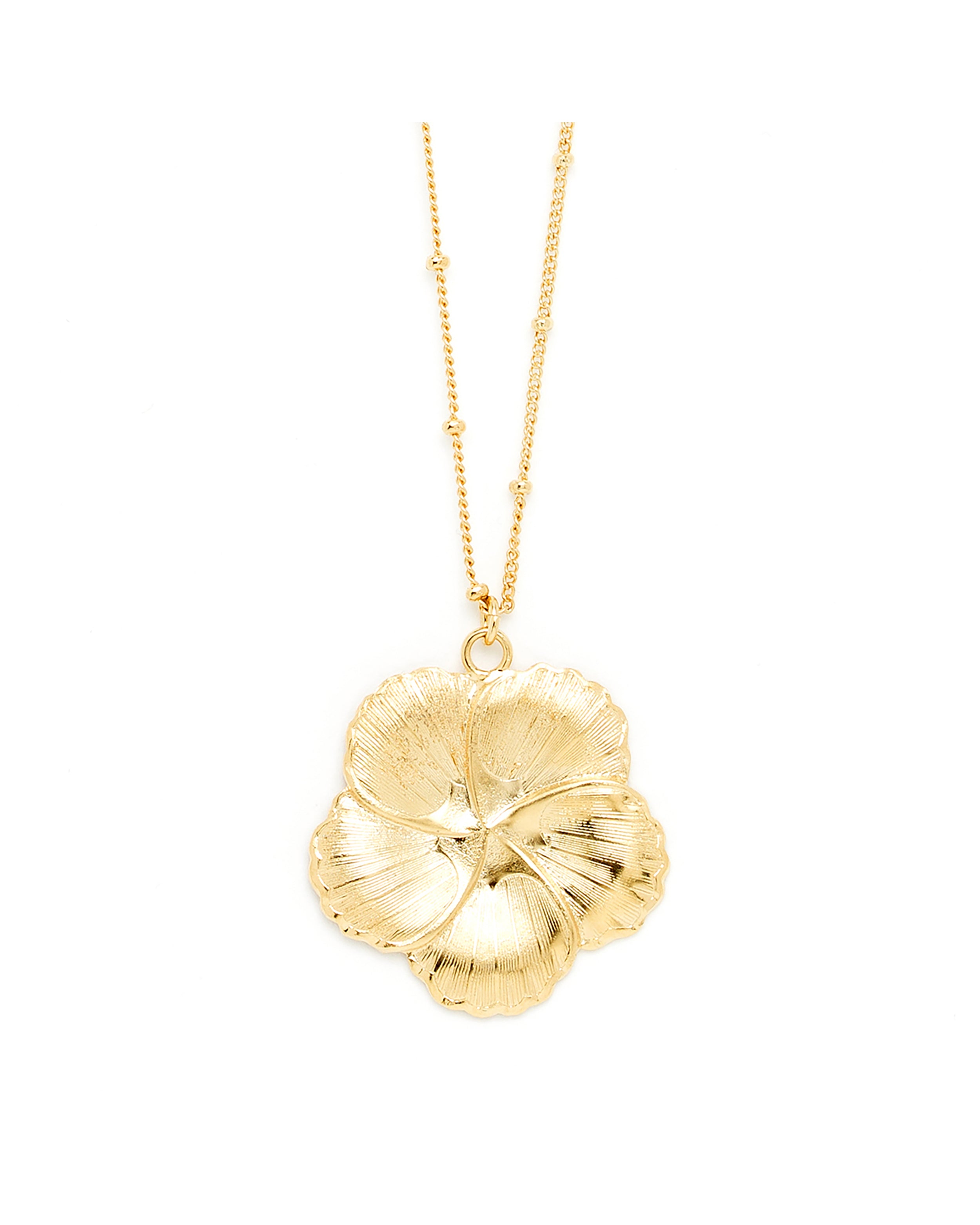 Collier Hélios Or Fleur Colliers Monsieur Simone
