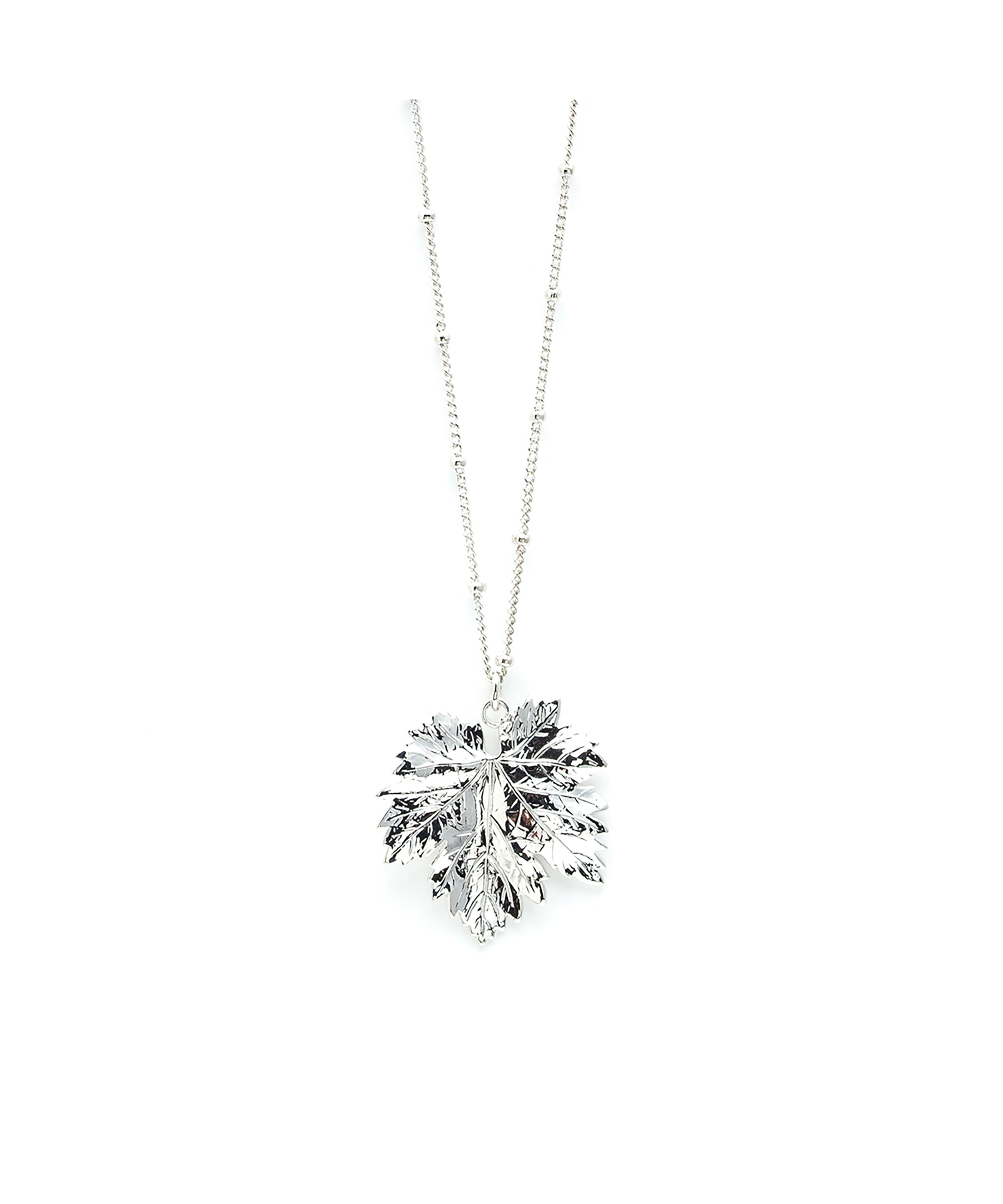 Collier Héra Argent Feuille Colliers Monsieur Simone