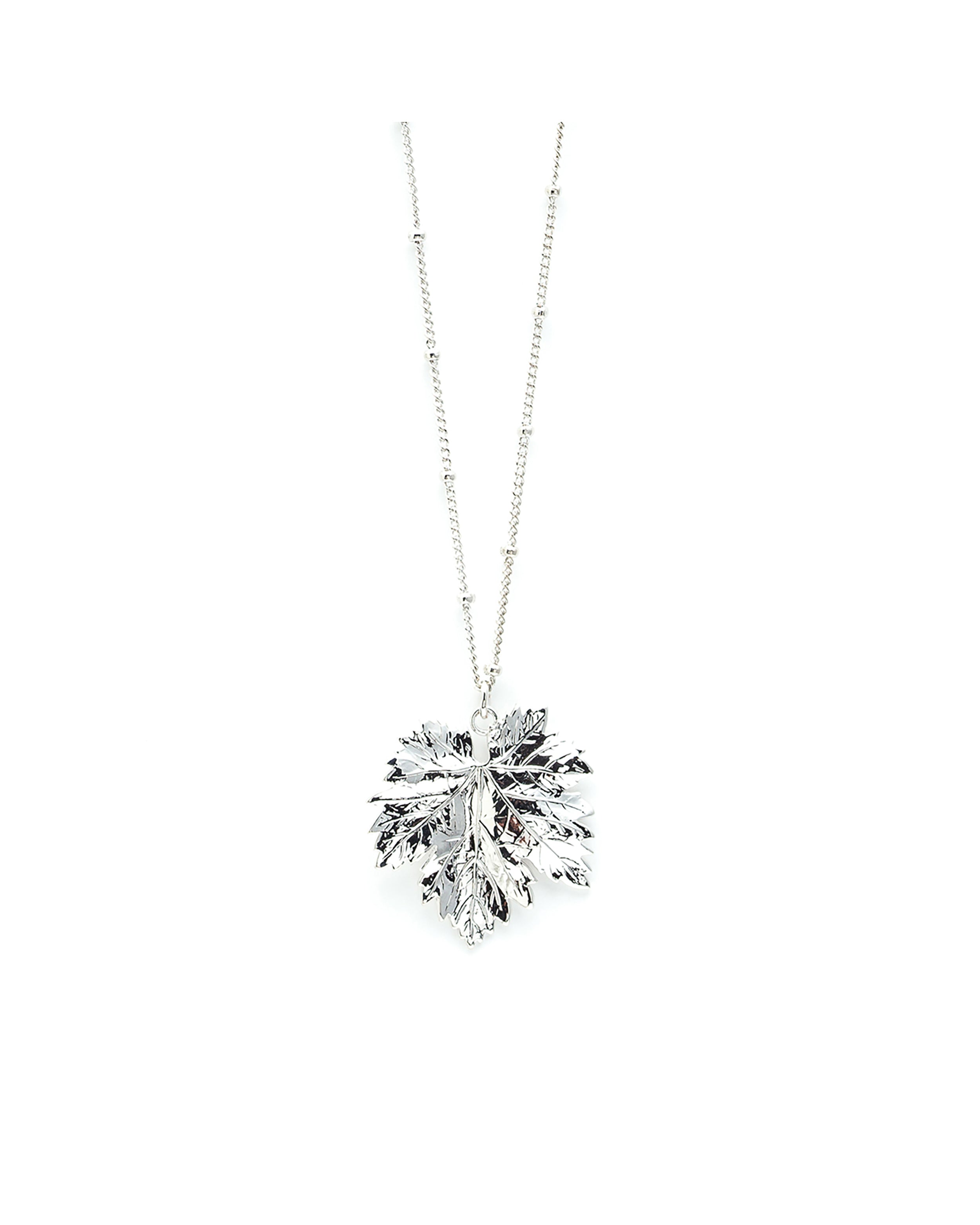 Collier Héra Argent Feuille Colliers Monsieur Simone