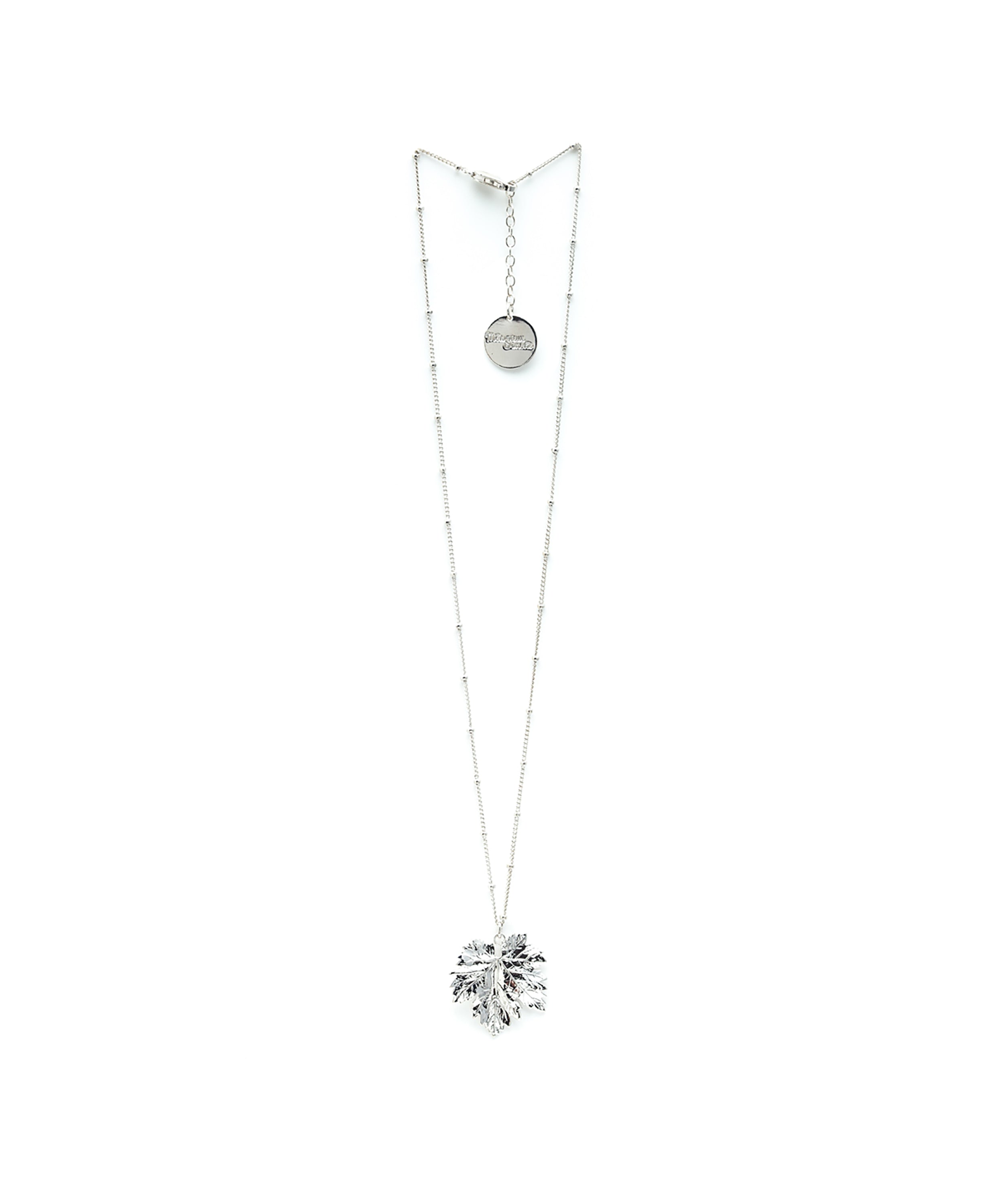Collier Héra Argent Feuille Colliers Monsieur Simone