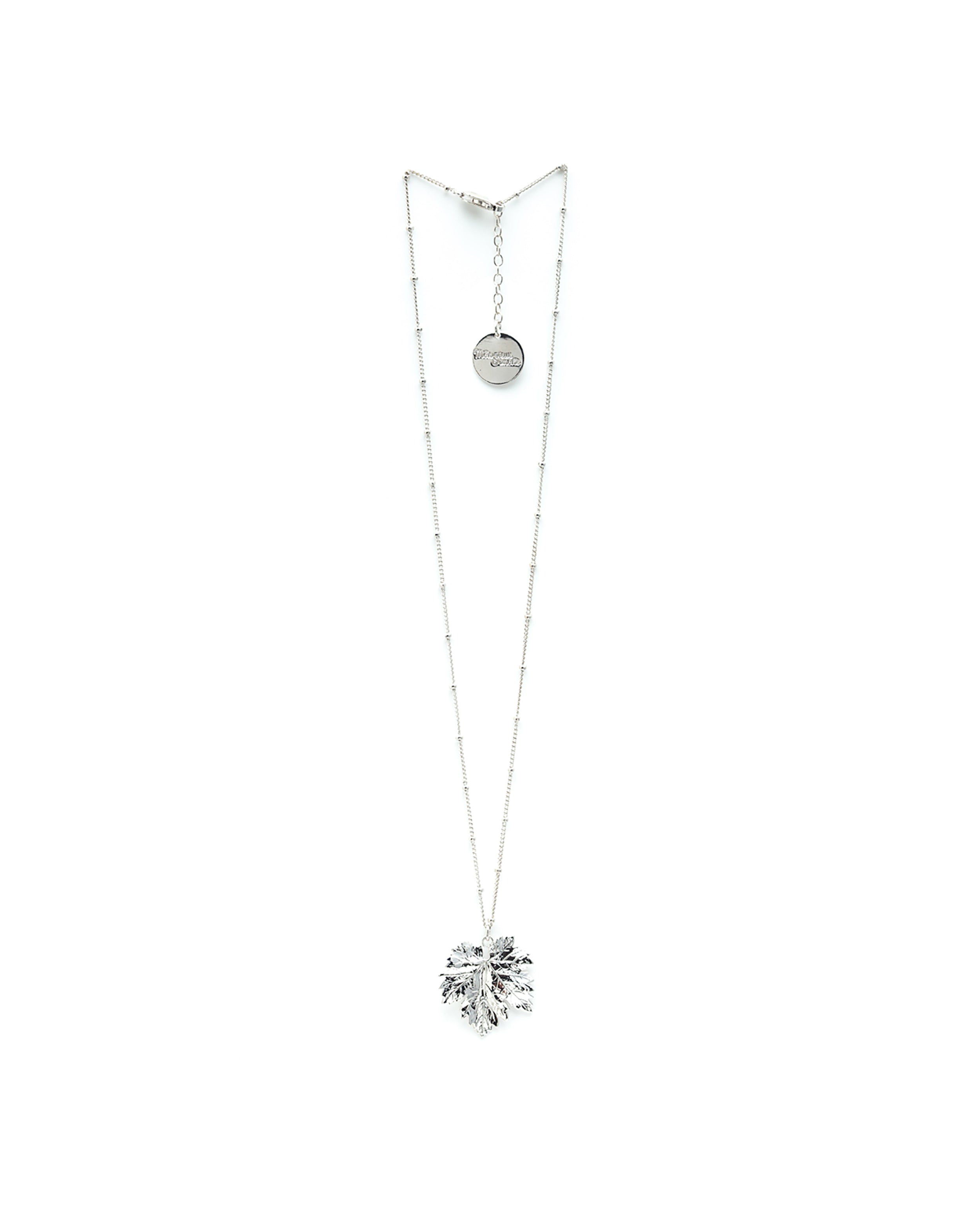 Collier Héra Argent Feuille Colliers Monsieur Simone
