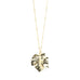 Collier Héra Or Feuille Colliers Monsieur Simone