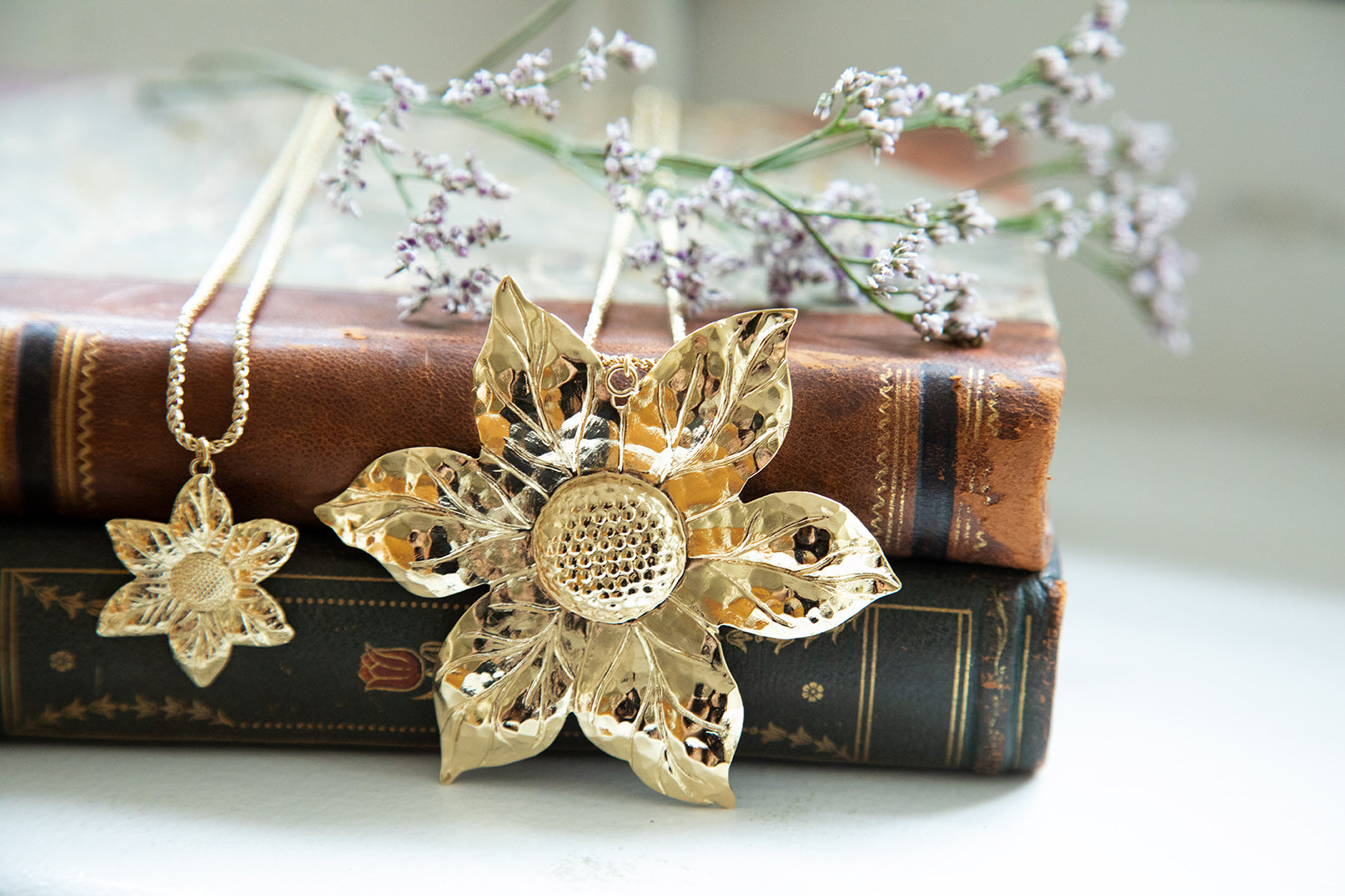 Collier Hespéris Or Fleur Colliers Monsieur Simone