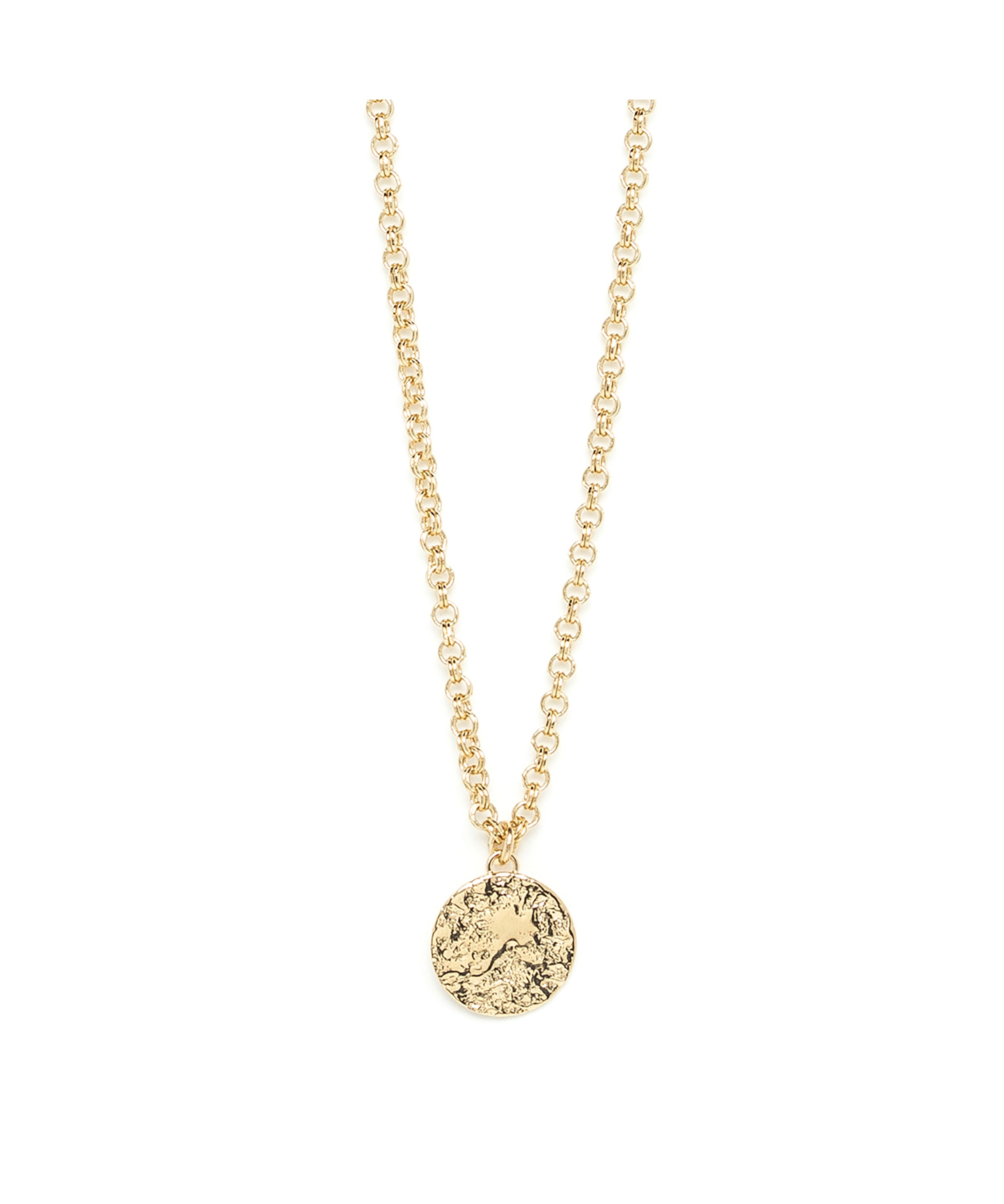 Collier Hestia Or Rond Martelé Colliers Monsieur Simone