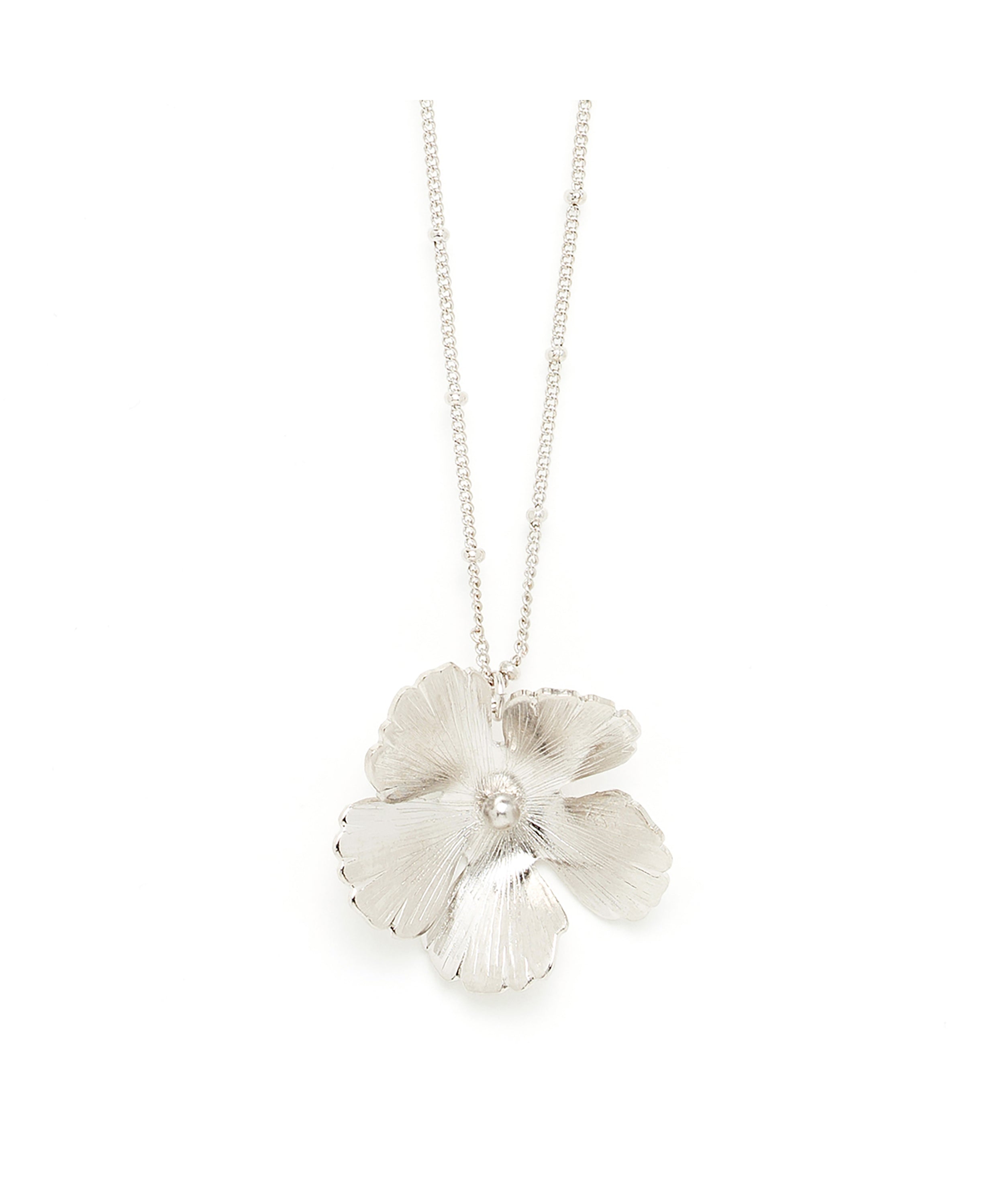 Collier Orphée Argent Fleur Colliers Monsieur Simone