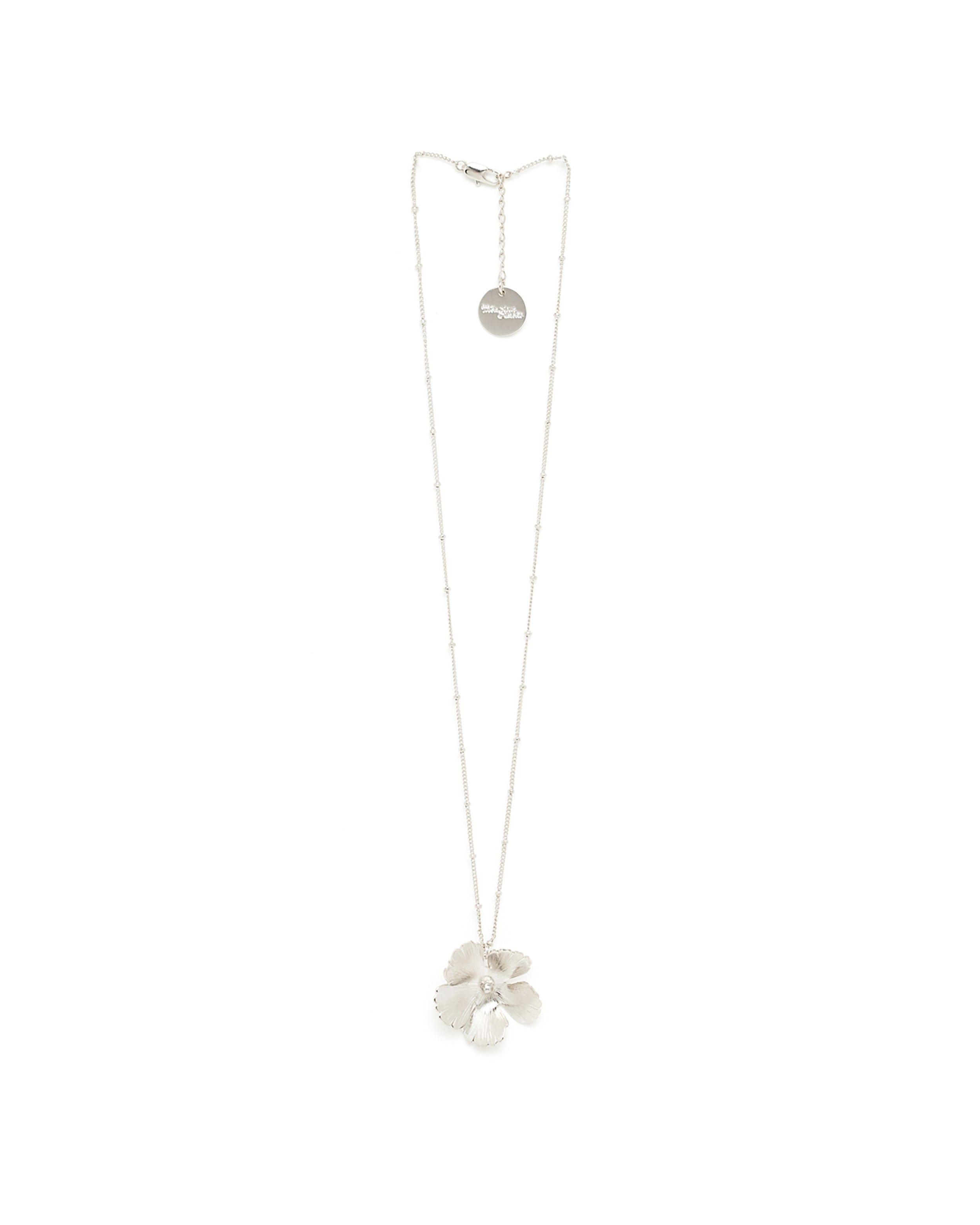 Collier Orphée Argent Fleur Colliers Monsieur Simone