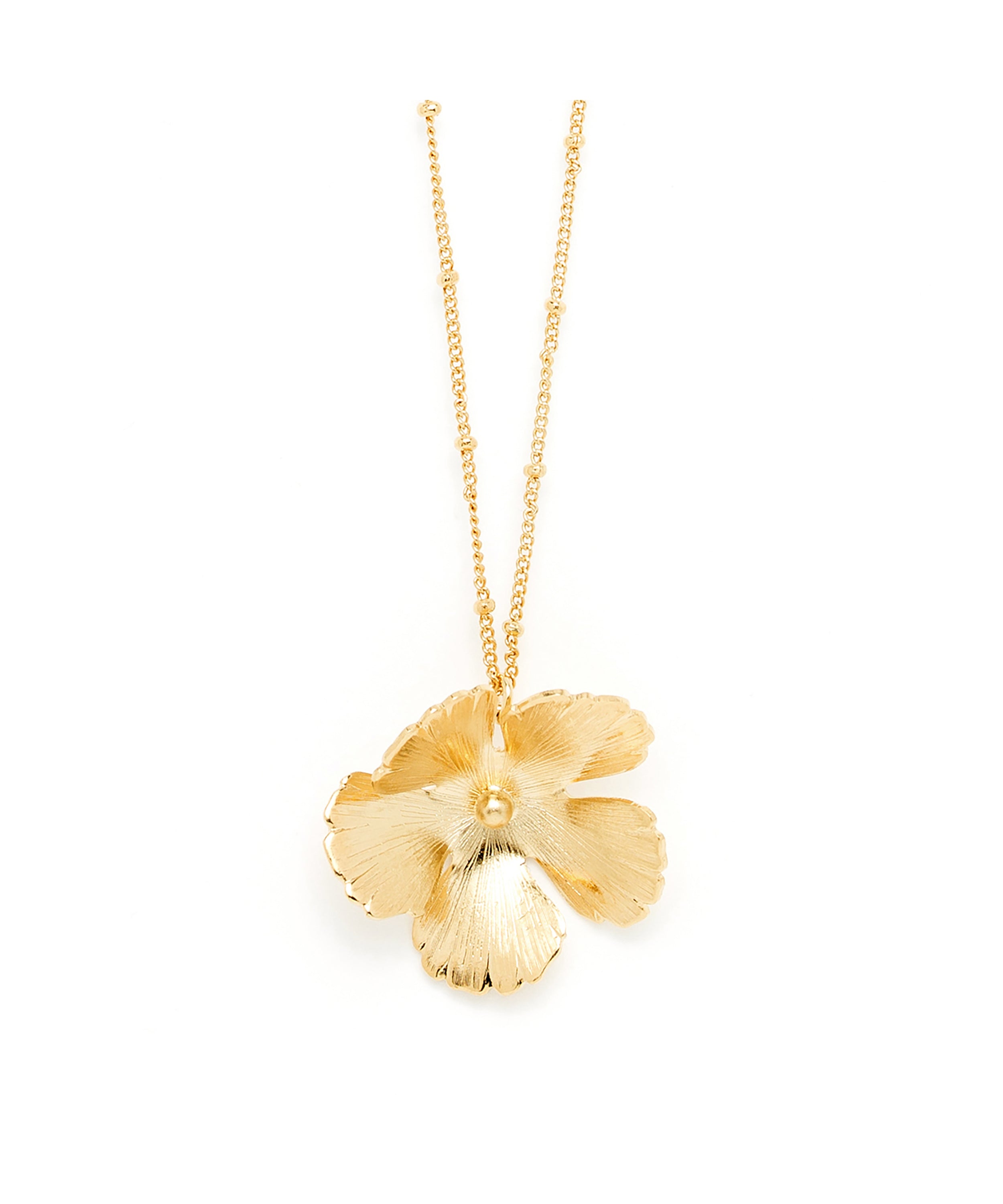 Collier Orphée Or Fleur Colliers Monsieur Simone