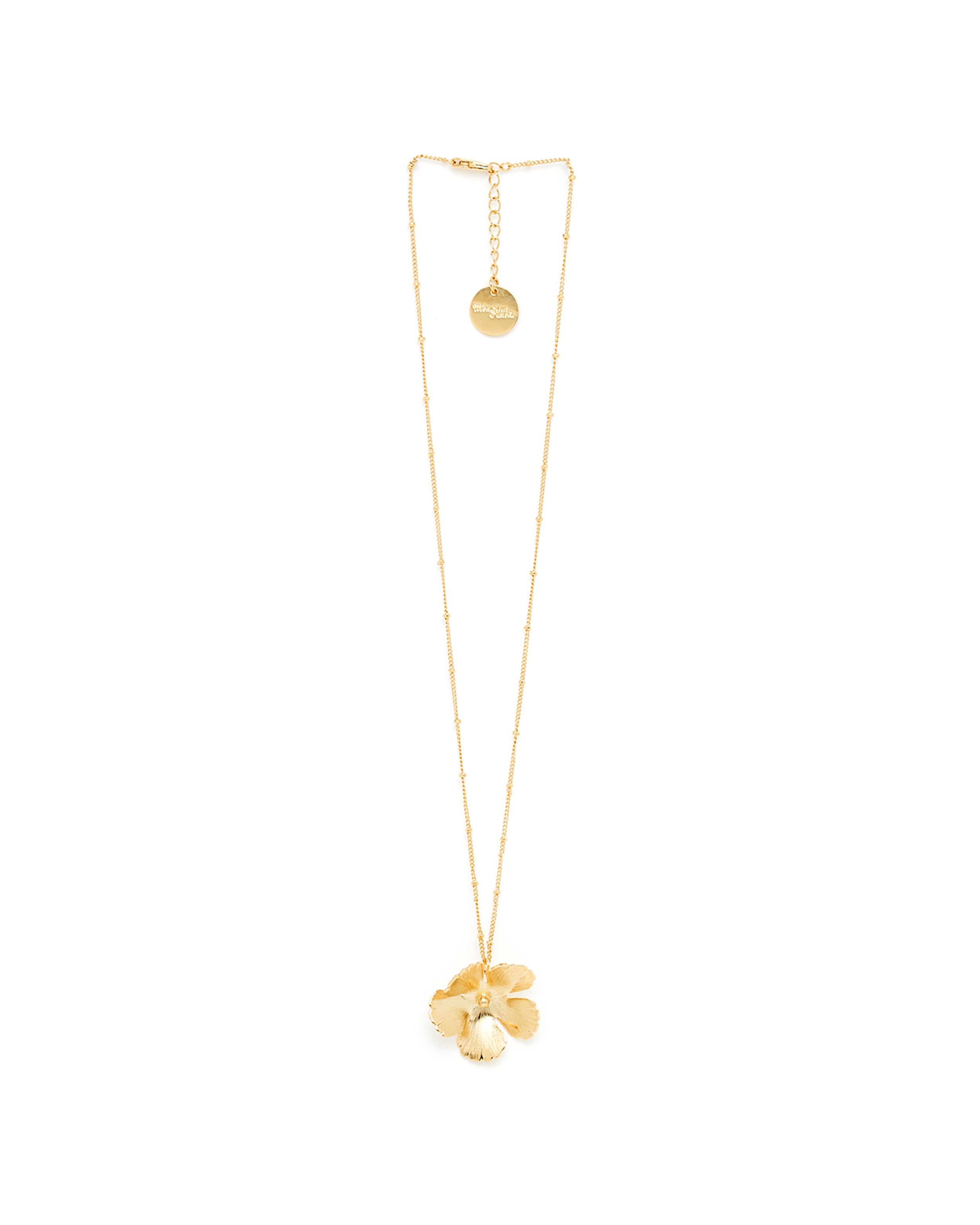 Collier Orphée Or Fleur Colliers Monsieur Simone