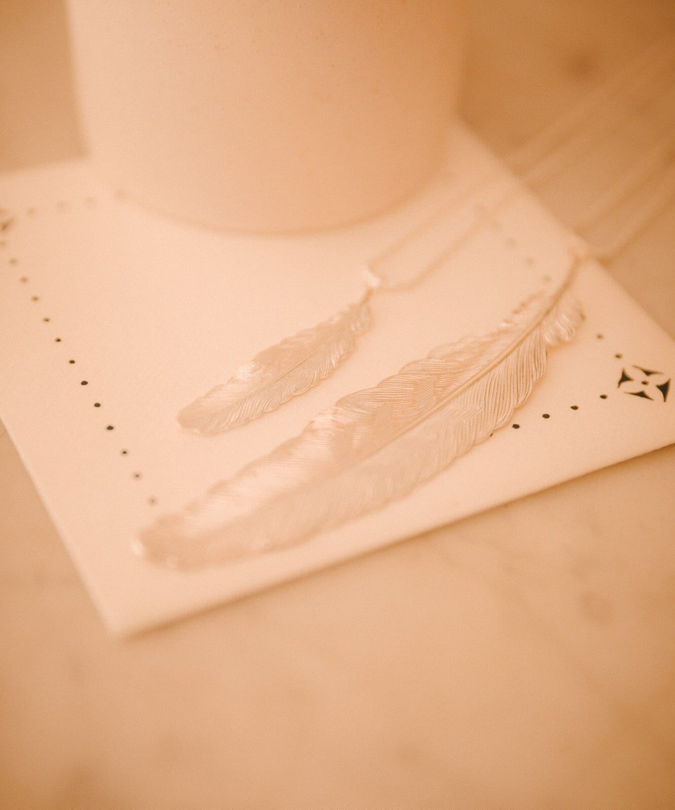 Collier Phébé Argent Plume Colliers Monsieur Simone