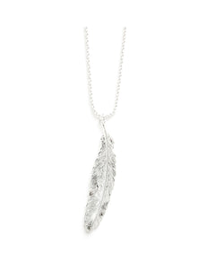 Collier Phébé Argent Plume Colliers Monsieur Simone