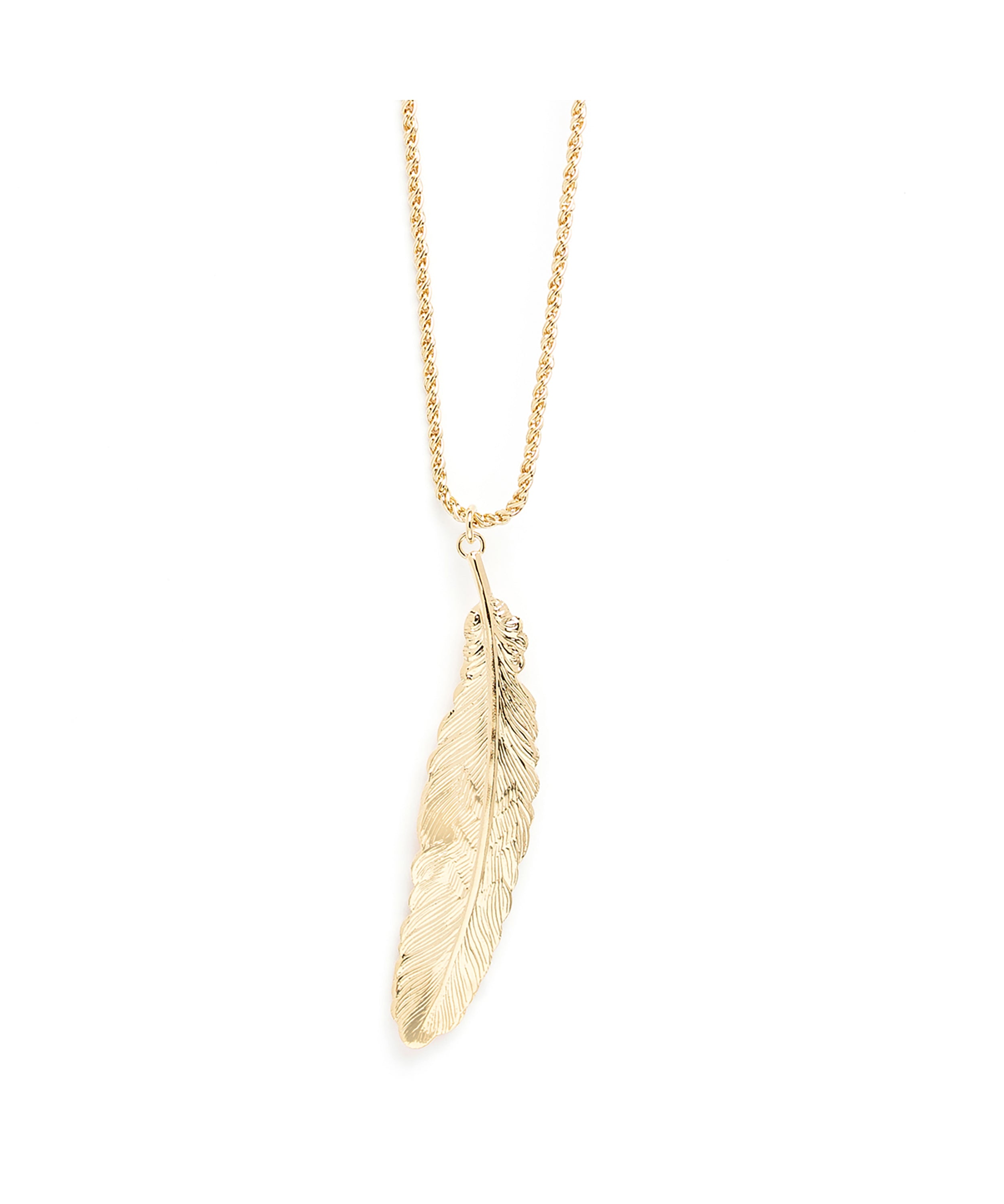 Collier Phébé Or Plume Colliers Monsieur Simone