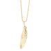 Collier Phébé Or Plume Colliers Monsieur Simone