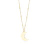 Collier Séléné Or Lune Colliers Monsieur Simone