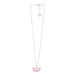 Collier Tao Argent Rose Paon Ronds Colliers Monsieur Simone