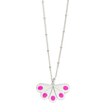 Collier Tao Argent Rose Paon Ronds Colliers Monsieur Simone