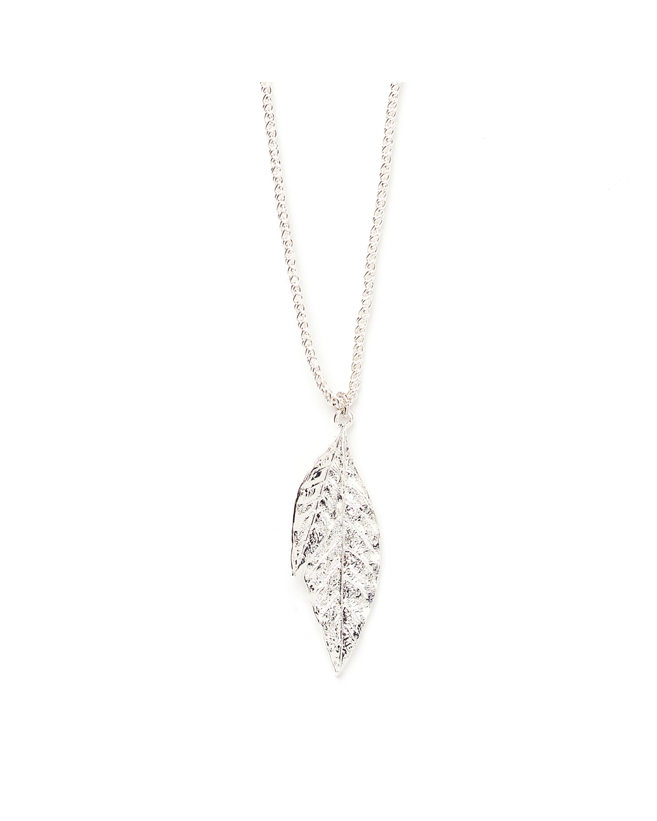 Collier Thalie Argent Feuilles Colliers Monsieur Simone