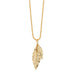 Collier Thalie Or Feuilles Colliers Monsieur Simone