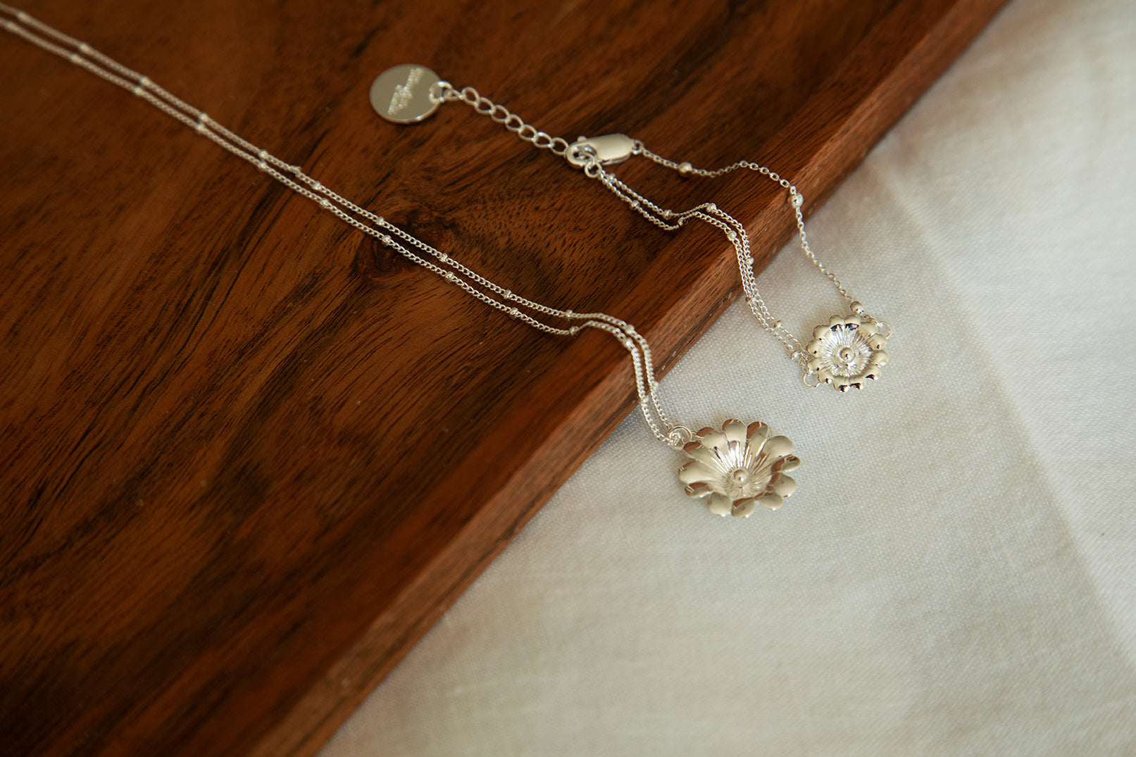Collier Théia Argent Fleur Colliers Monsieur Simone