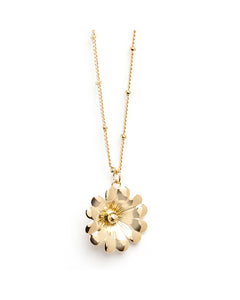 Collier Théia Or Fleur Colliers Monsieur Simone