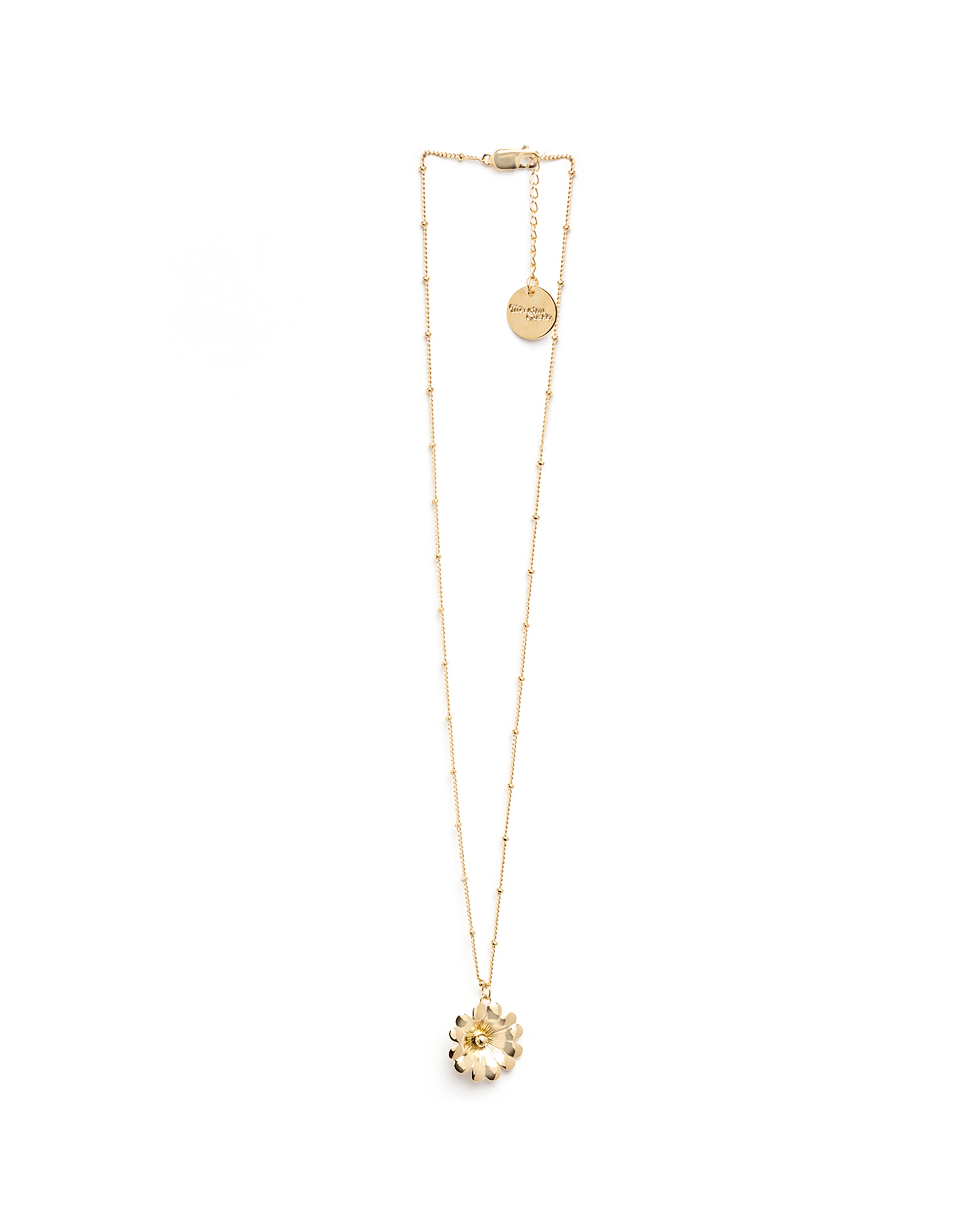 Collier Théia Or Fleur Colliers Monsieur Simone
