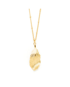 Collier Zéphyr Or Feuille Colliers Monsieur Simone