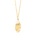 Collier Zéphyr Or Feuille Colliers Monsieur Simone