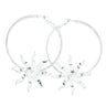 Créoles Éos Argent Soleils Boucles d'Oreilles Monsieur Simone