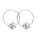 Créoles Héra Argent Feuilles Boucles d'Oreilles Monsieur Simone