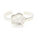 Jonc Hélios Argent Fleur Bracelets Monsieur Simone