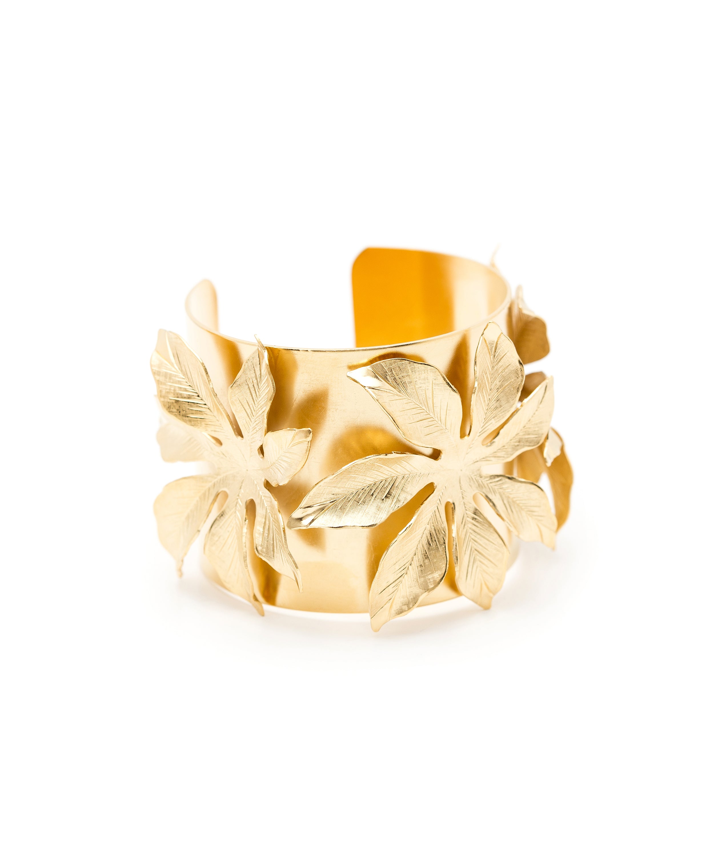 Manchette Chloris Or Fleurs Bracelets Monsieur Simone