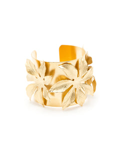 Manchette Chloris Or Fleurs Bracelets Monsieur Simone