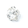 Maxi Bague Aglaé Argent Fleur Ajustable Bagues Monsieur Simone