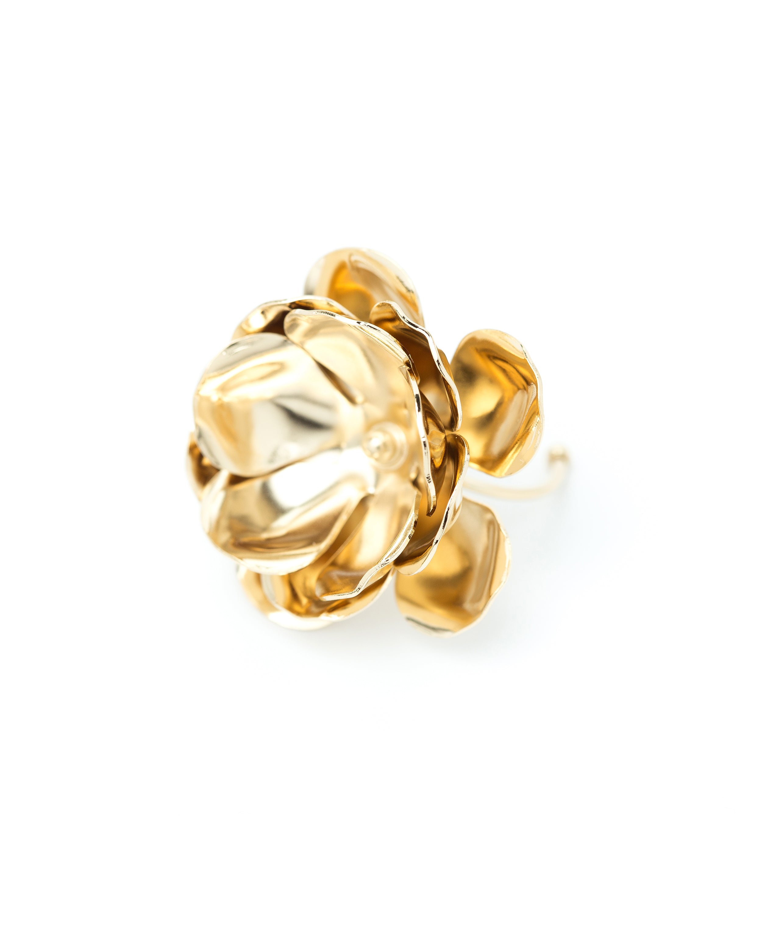 Maxi Bague Aglaé Or Fleur Ajustable Bagues Monsieur Simone