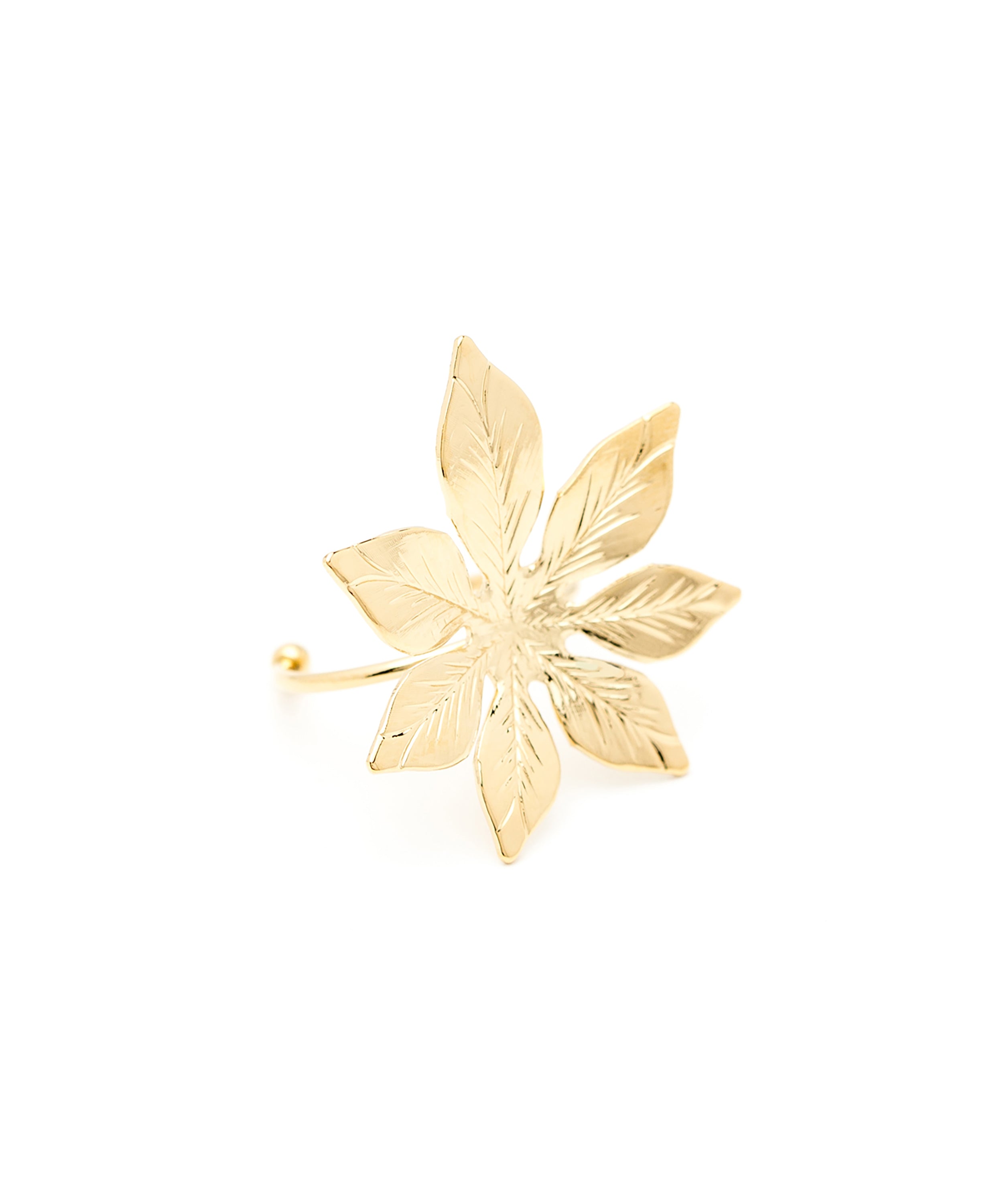 Maxi Bague Chloris Or Fleur Ajustable Bagues Monsieur Simone