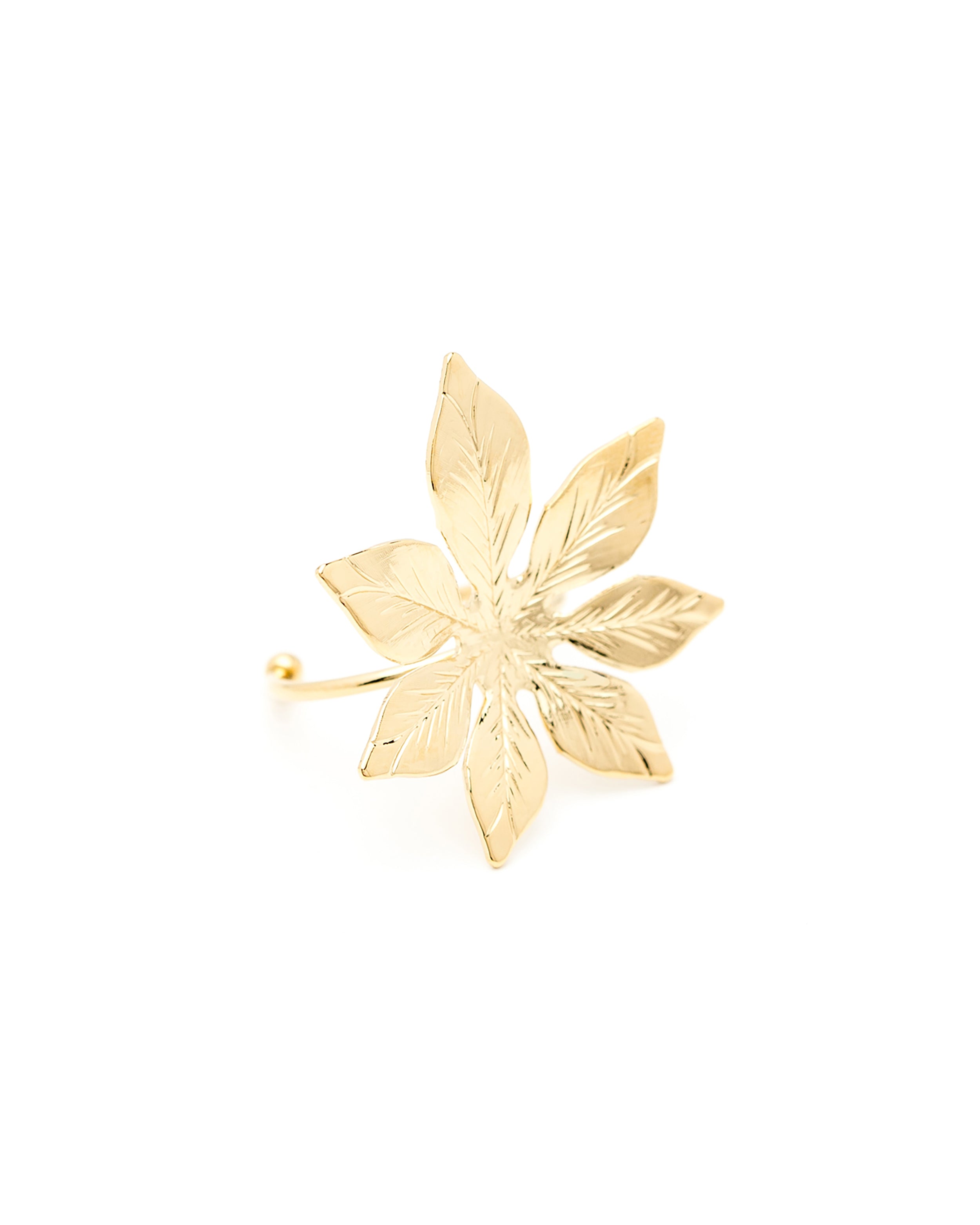 Maxi Bague Chloris Or Fleur Ajustable Bagues Monsieur Simone